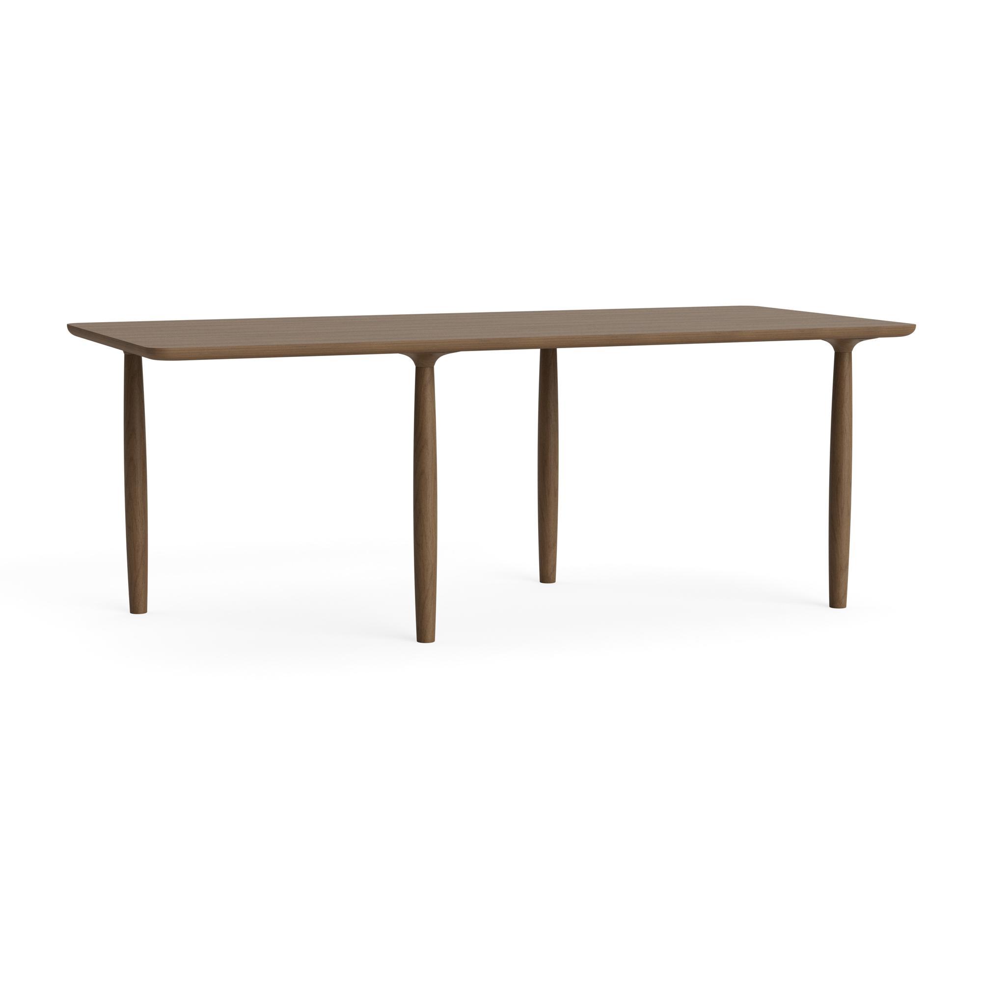 NORR11 Oku Dining Table L200 cm Light Smoked Oak