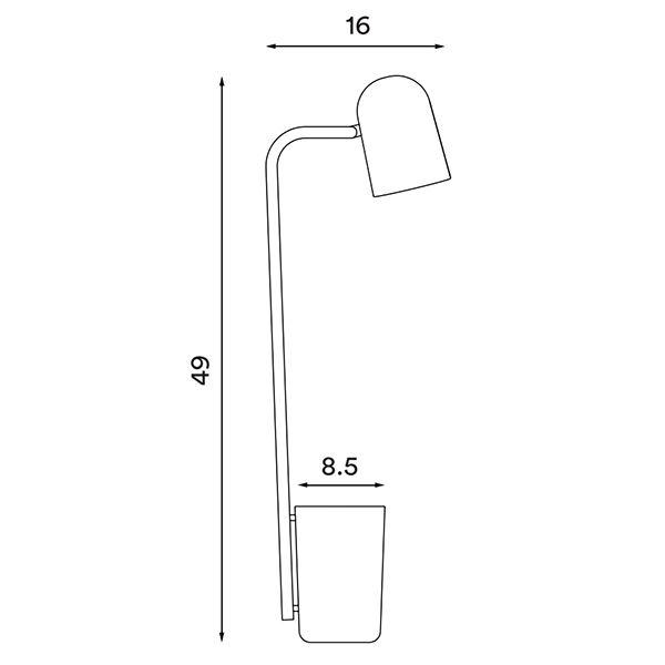 Buddy Bordlampe Stregtegning