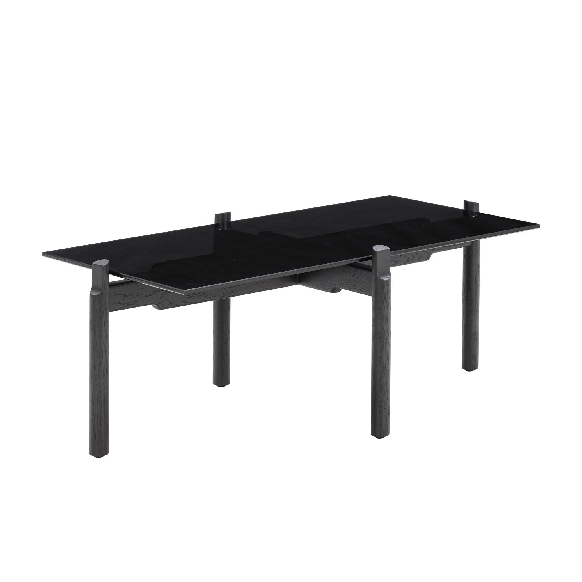 Wendelbo Notch Rectangular Coffee Table Medium Black