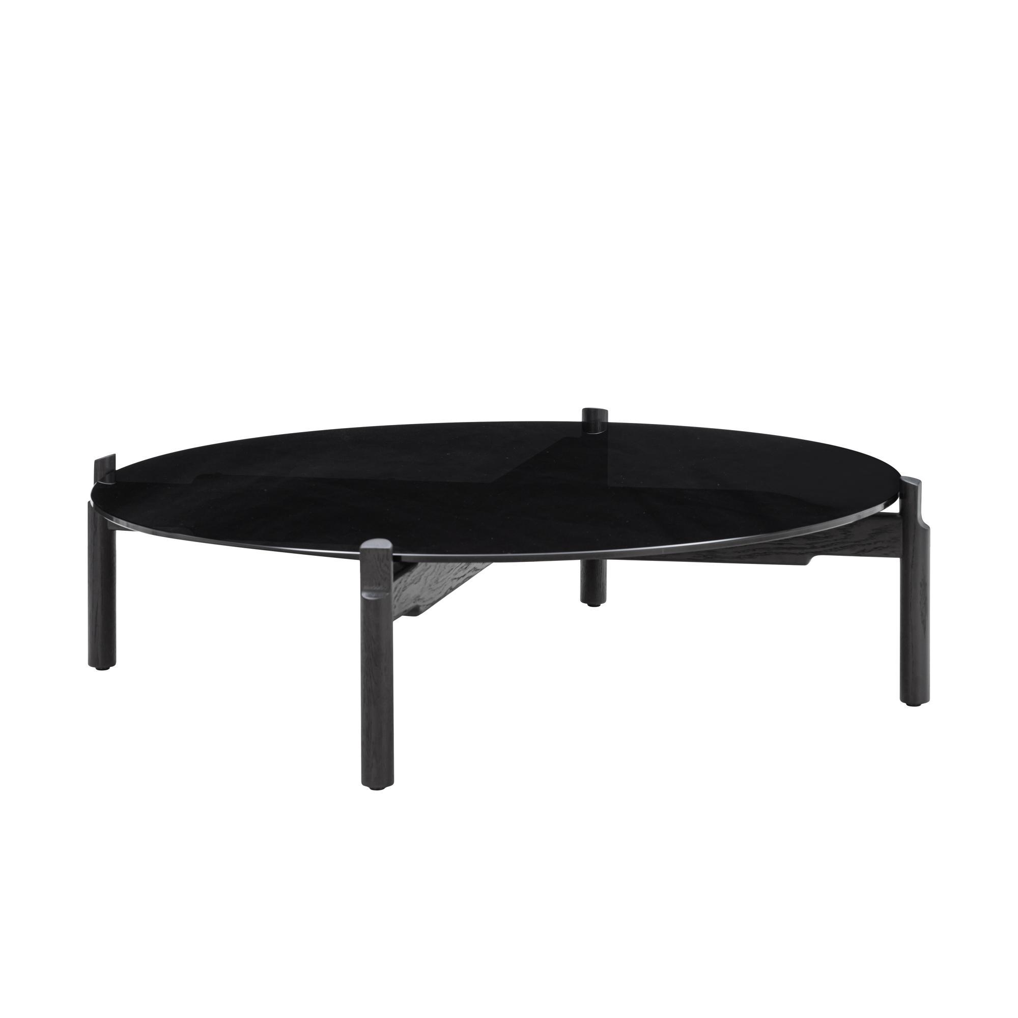 Wendelbo Notch Round Coffee Table Large Black