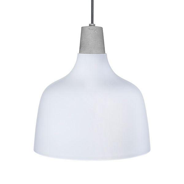 Nude Mira Lampa wisząca Białe szkło