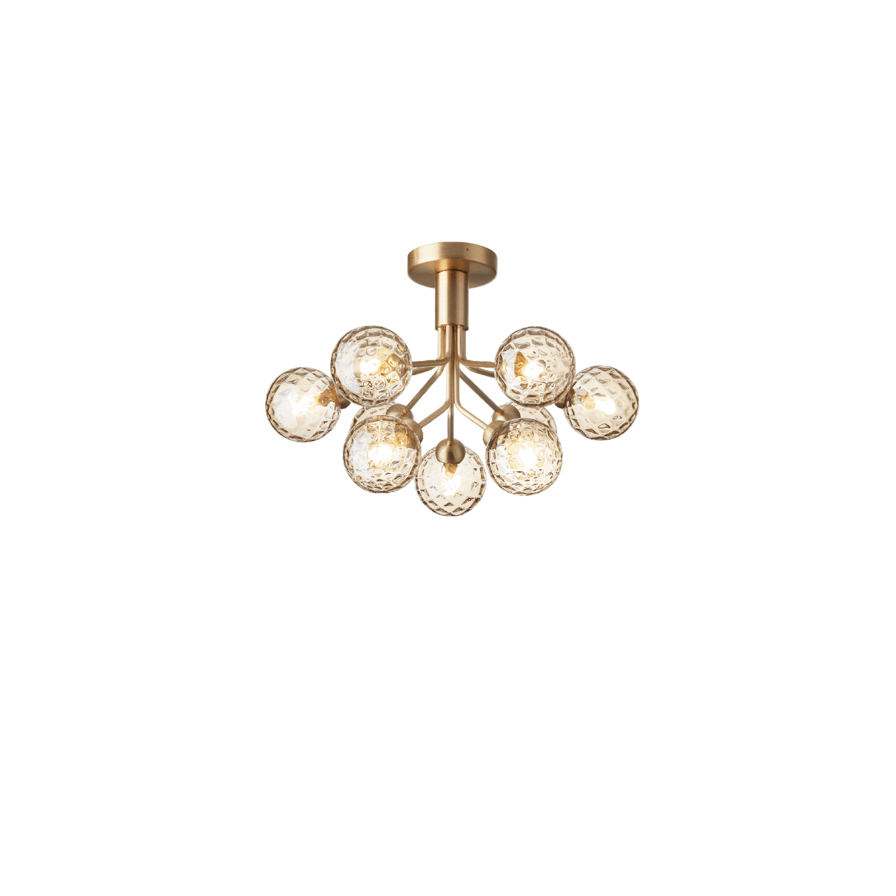 Nuura Apiales 9 Loftlampe Børstet Messing/Optic Gold