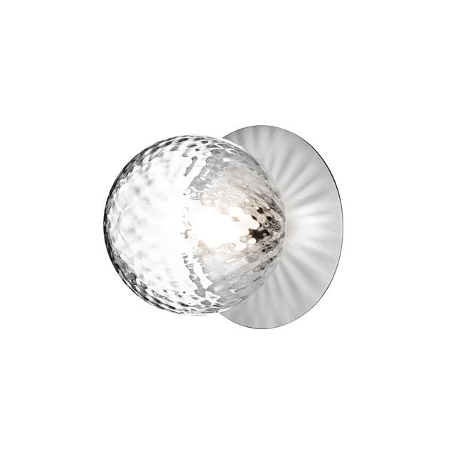 Nuura Liila Væg/Loftlampe Sølv & Klar Glas Medium