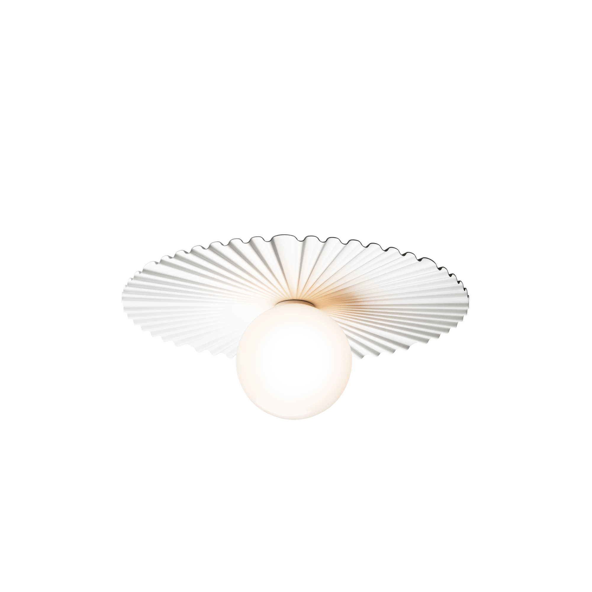 Nuura Liila Muuse Wall/ Ceiling Light Medium White/Opal