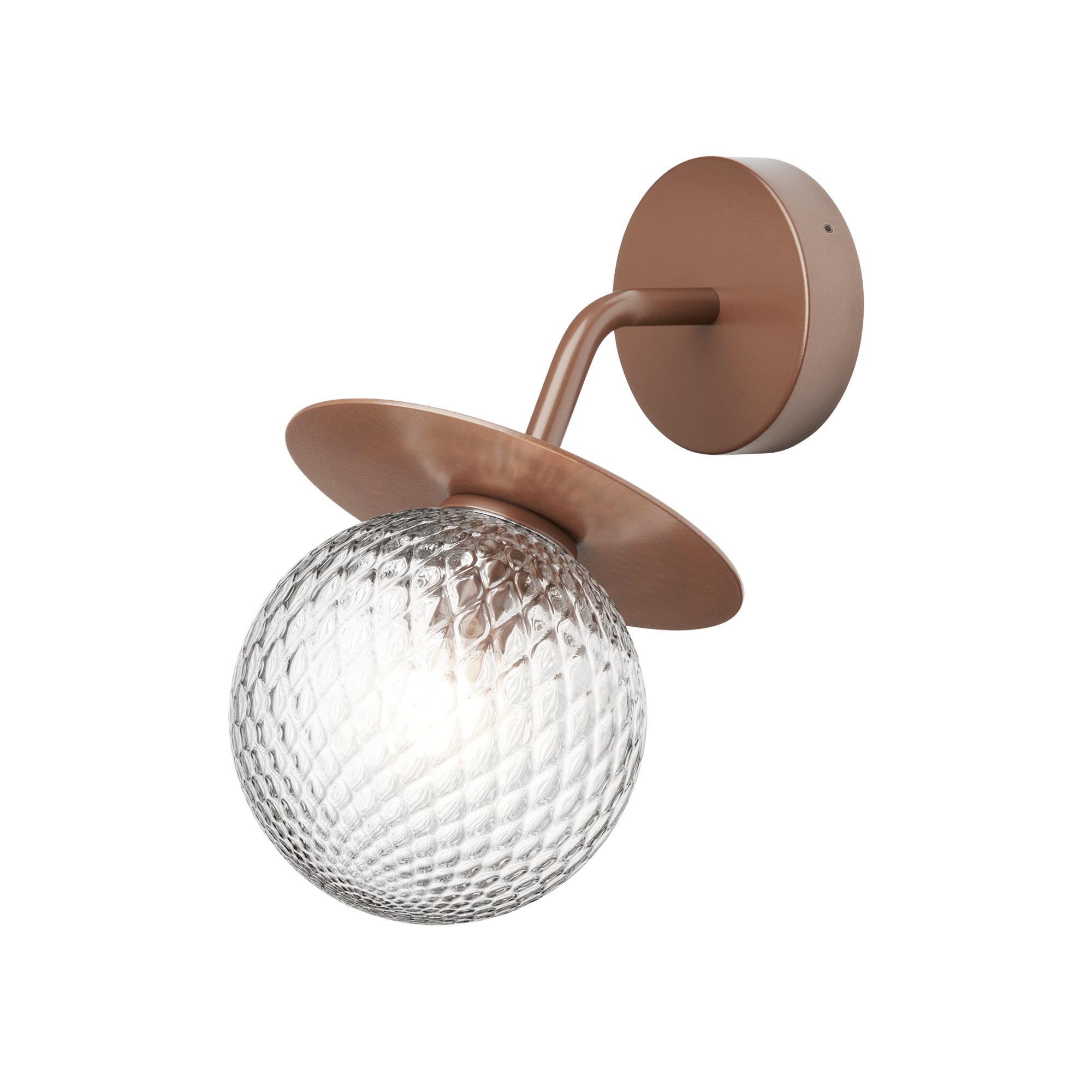 Nuura Liila Outdoor Wall Lamp Dark Bronze/ Optic Clear