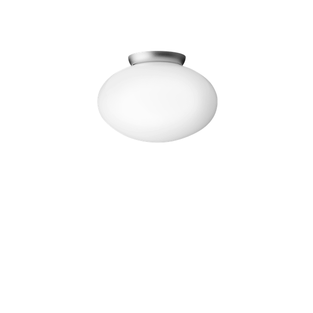 9: Nuura Rizzatto 301 Loftlampe Satin Sølv/Opal