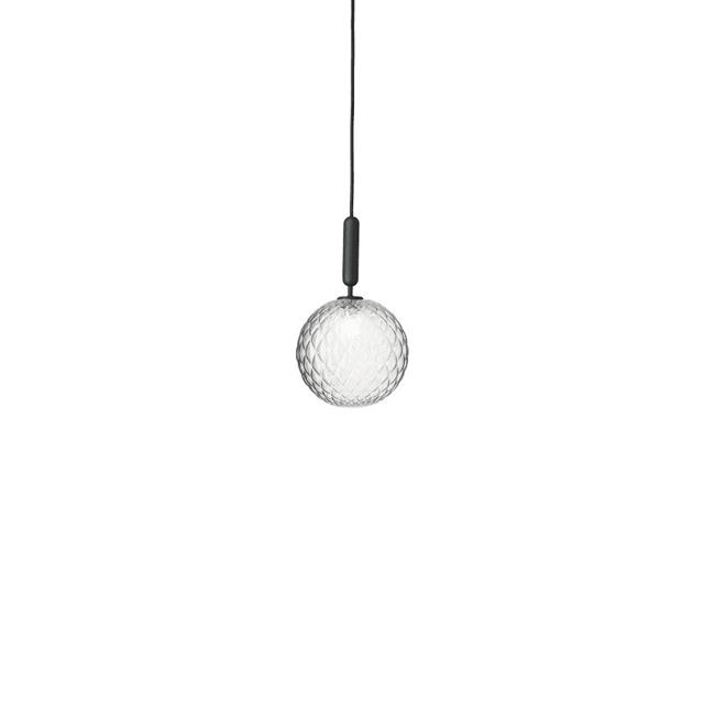 Nuura Miira 1 Taklampa Rock Grey & Transparent Stor