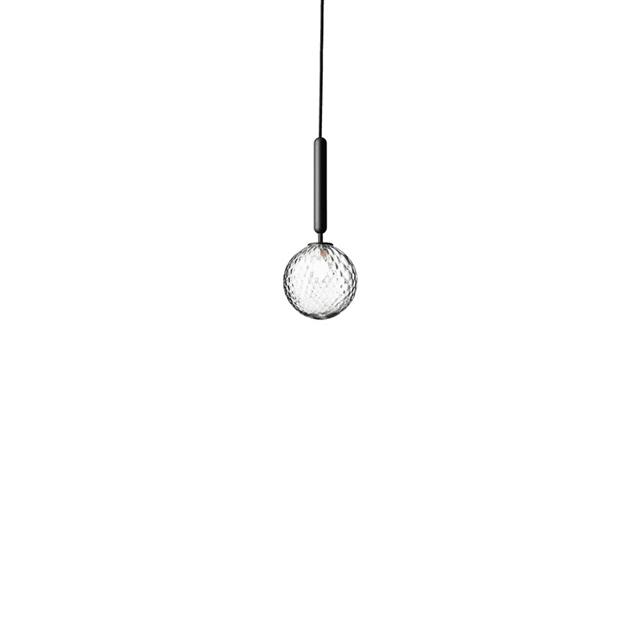 Nuura Miira 1 Taklampa Rock Gr&aring; & Transparent Liten