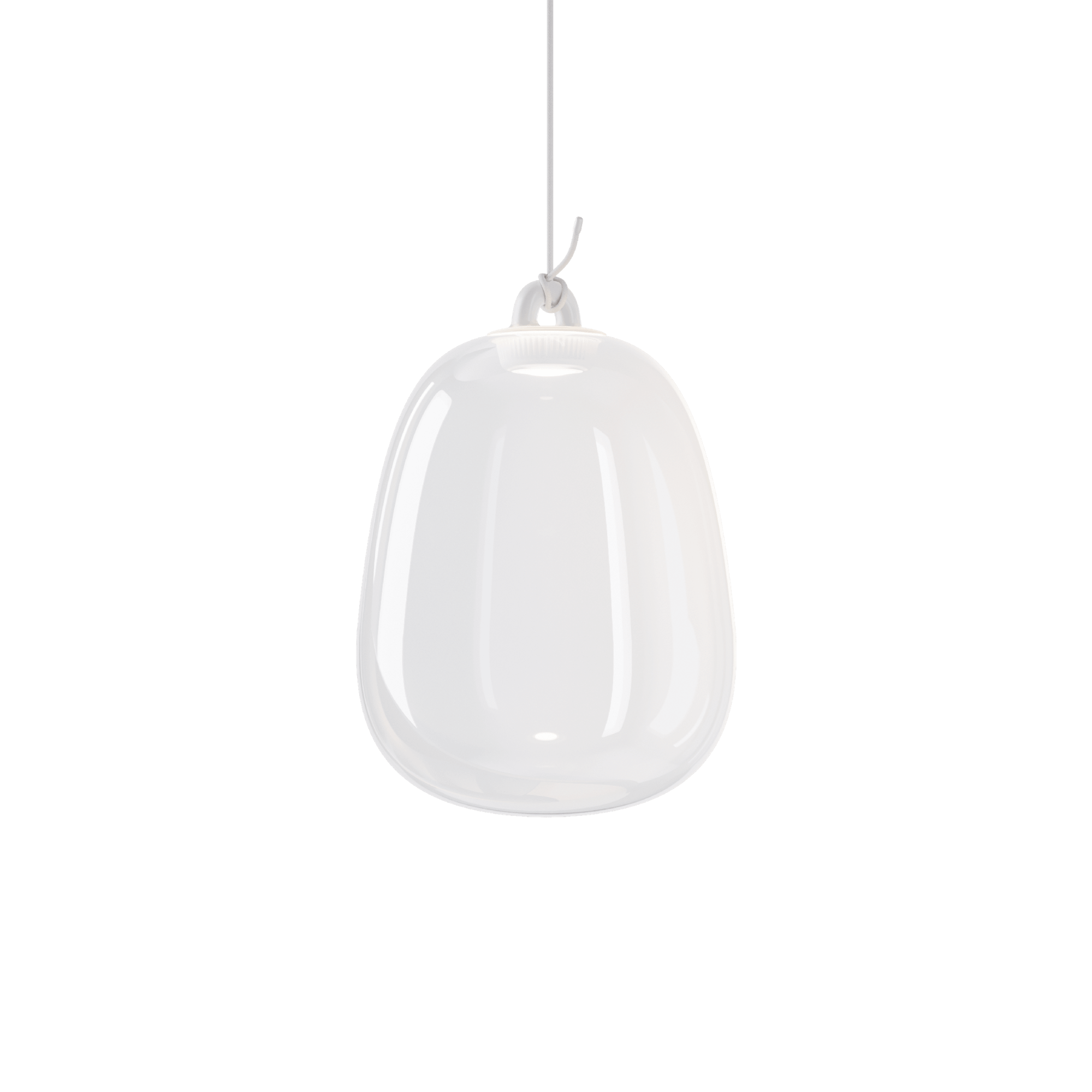 Lodes Oblò Lampa Wisząca Duży 2700K Przezroczysty/ Biały