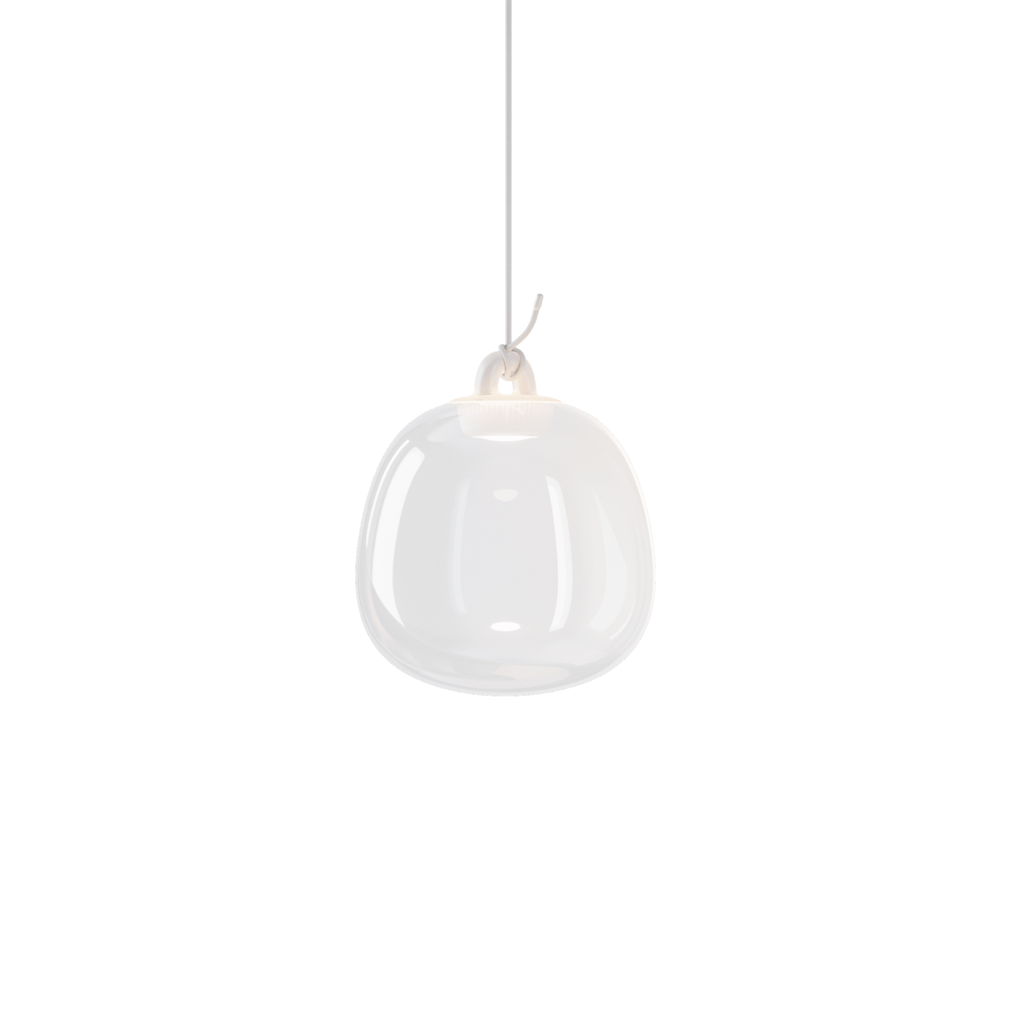 Lodes Oblò Suspension Petit 2700K Transparent/ Blanc