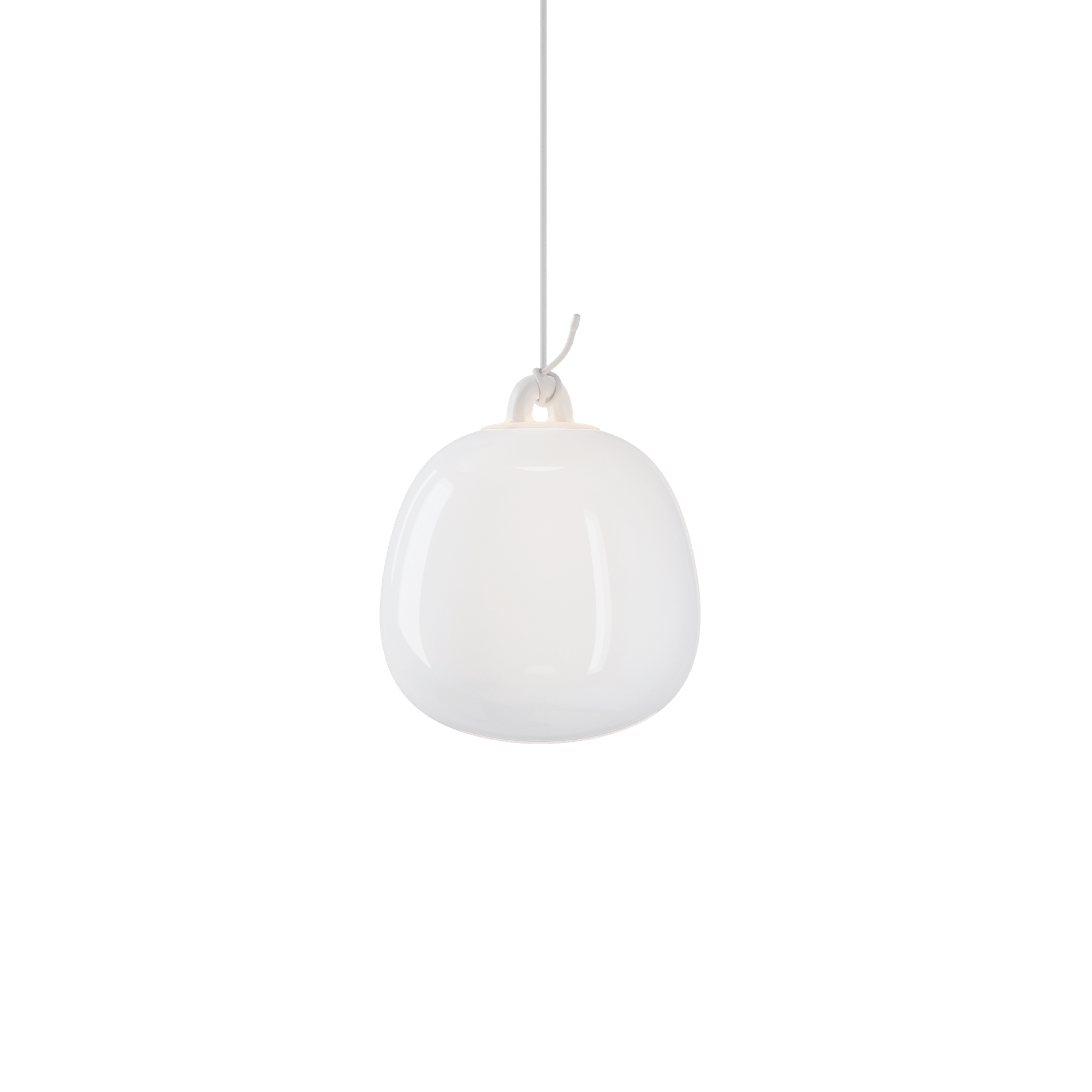 Lodes Oblò Taklampe Liten 2700K Silke White/ Hvit