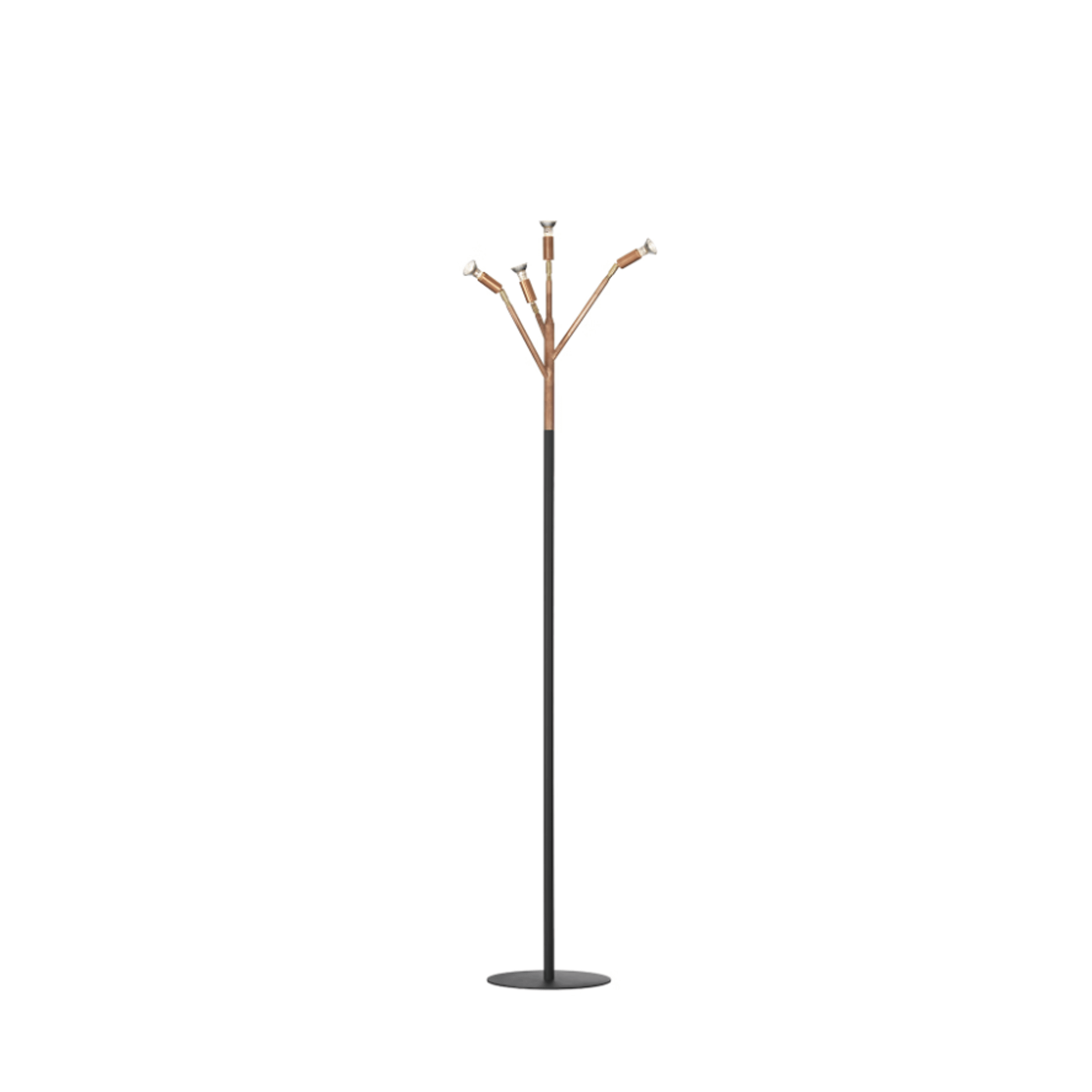 Örsjö Kvist Floor Lamp 4 Arms Copper/ Black