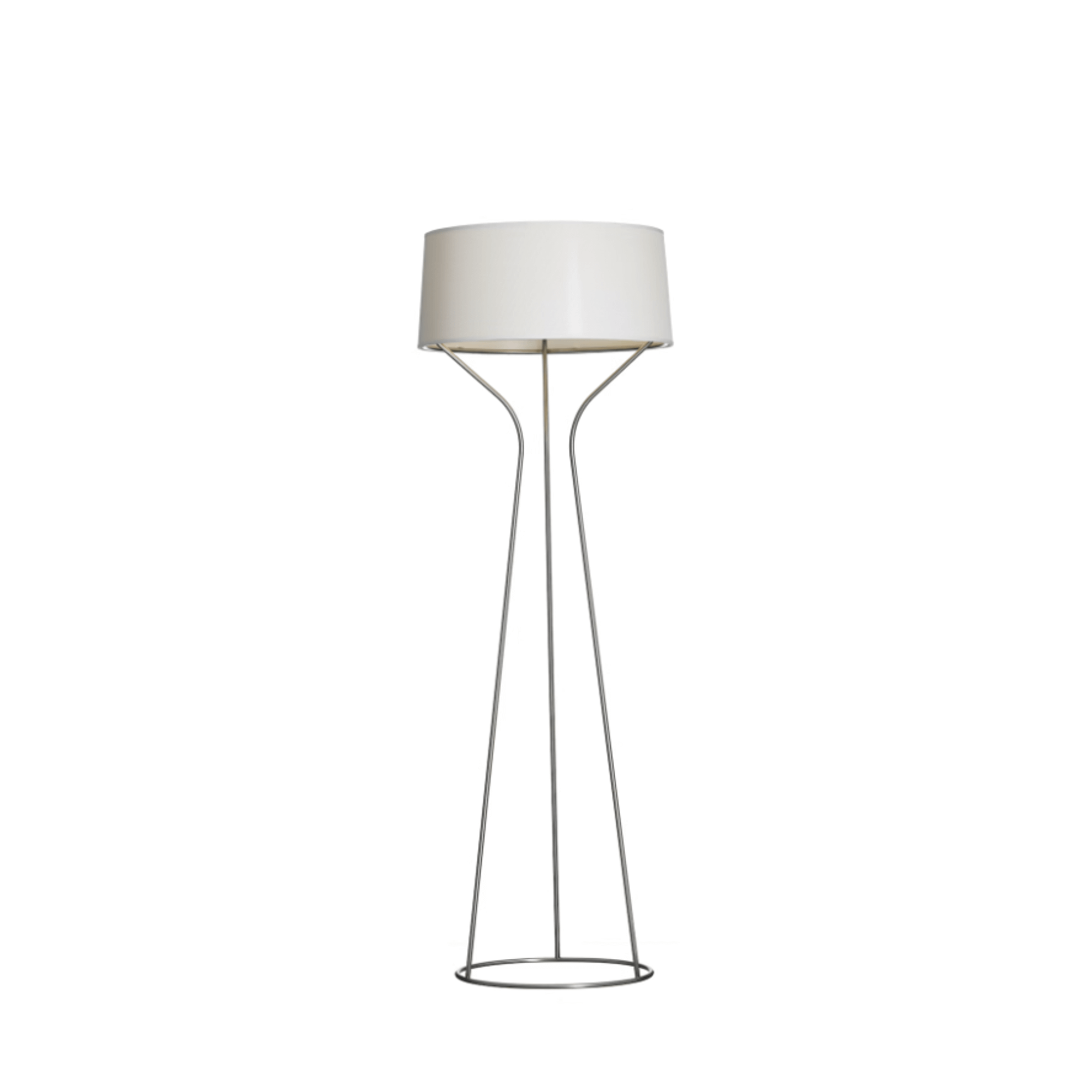 Örsjö Aria Floor Lamp Stainless Steel/ White