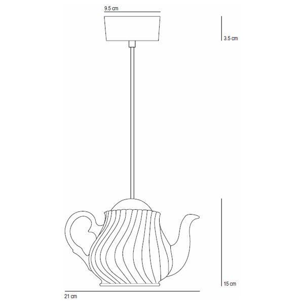 Original BTC Tea2 Pendel Stregtegning