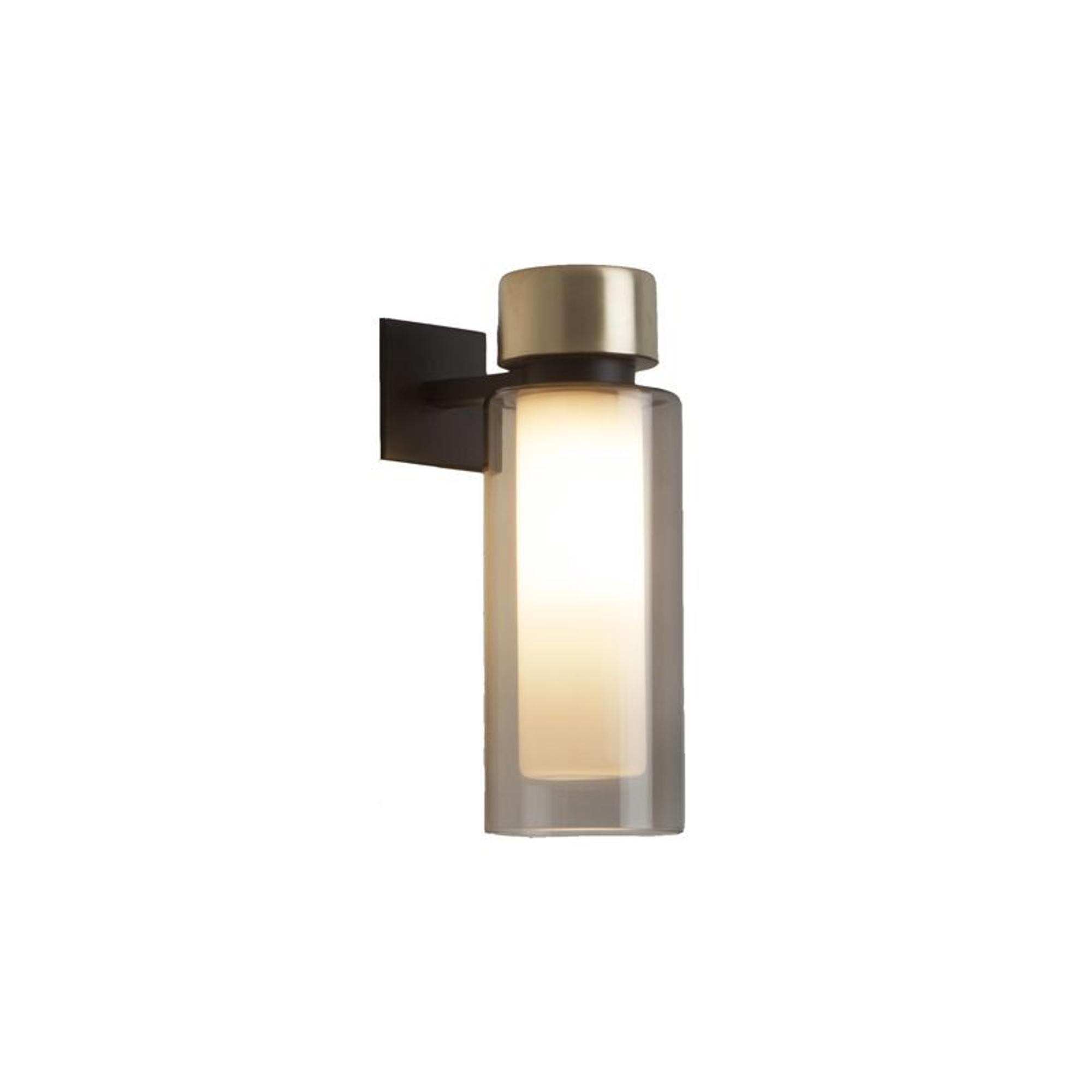 TOOY Osman 560.41 Wall Lamp Matt Black/ Brushed Brass with Clear Glass