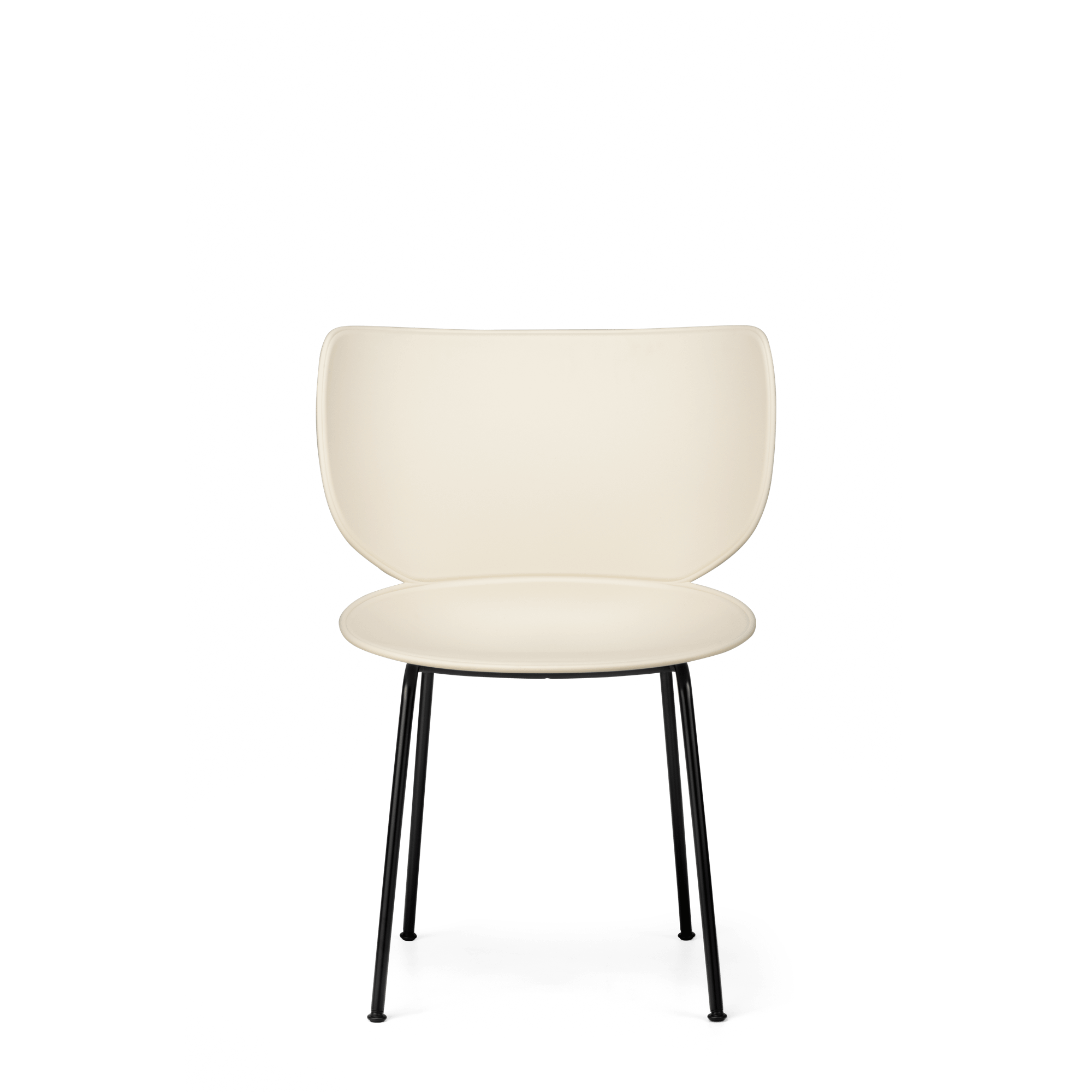 Moooi Hana Dining Chair Unupholstered Set of 2 Oyster White/ Black