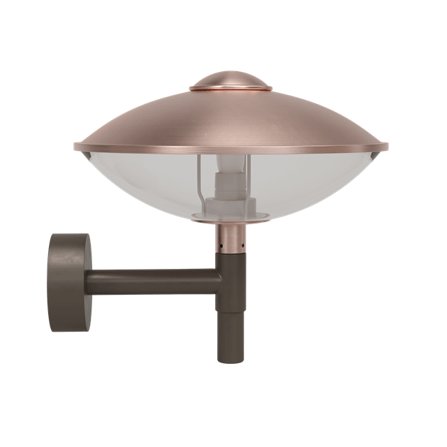 Fritz Hansen HL410 Utendørs Vegglampe Kobber/ Klar