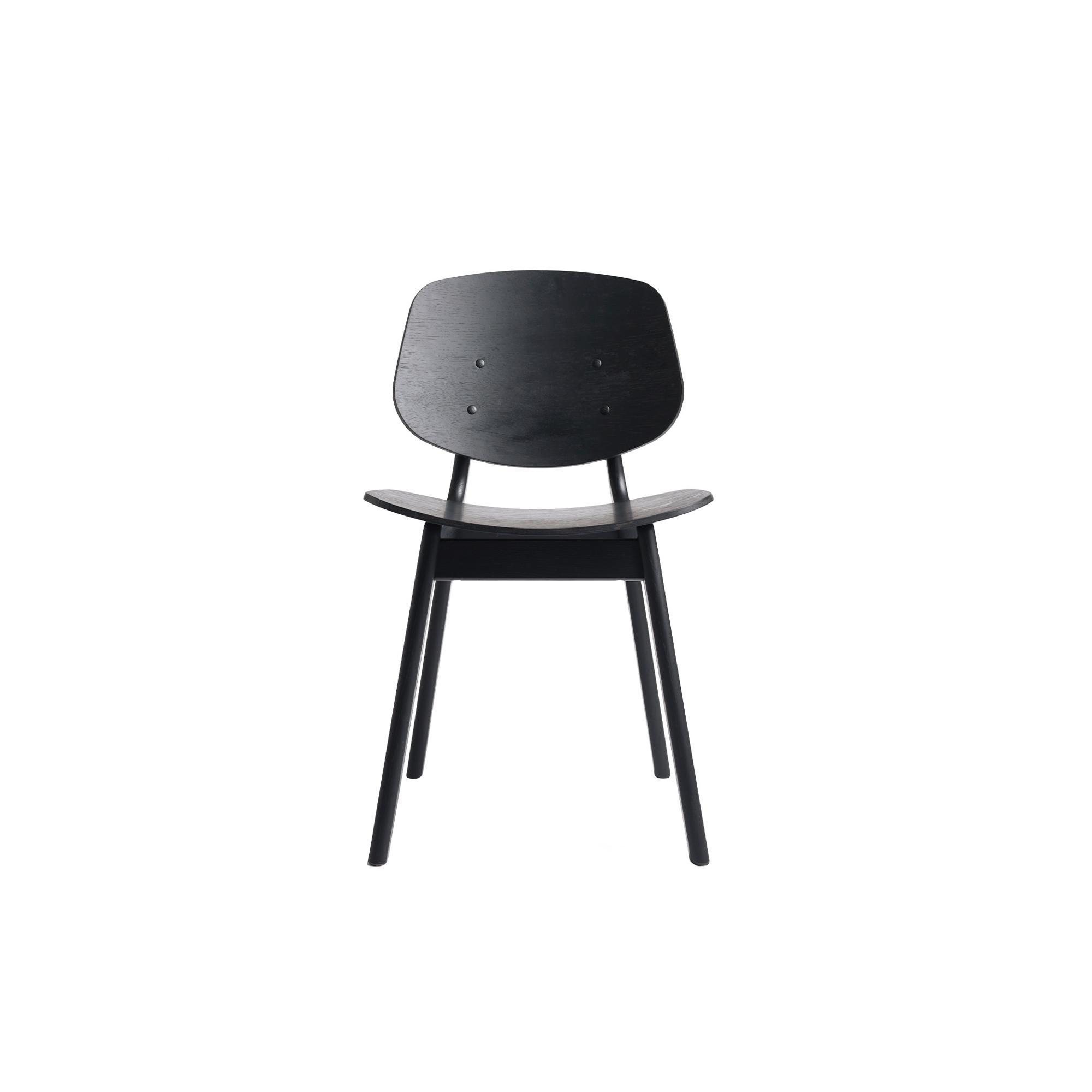 Ro Collection Pandora Dining Chair Black Lacquered Oak