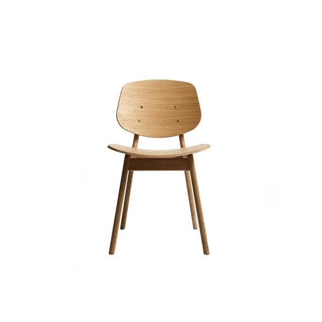 Chaise de Salle à Manger Pandora de La Collection Ro en Chêne Huilé