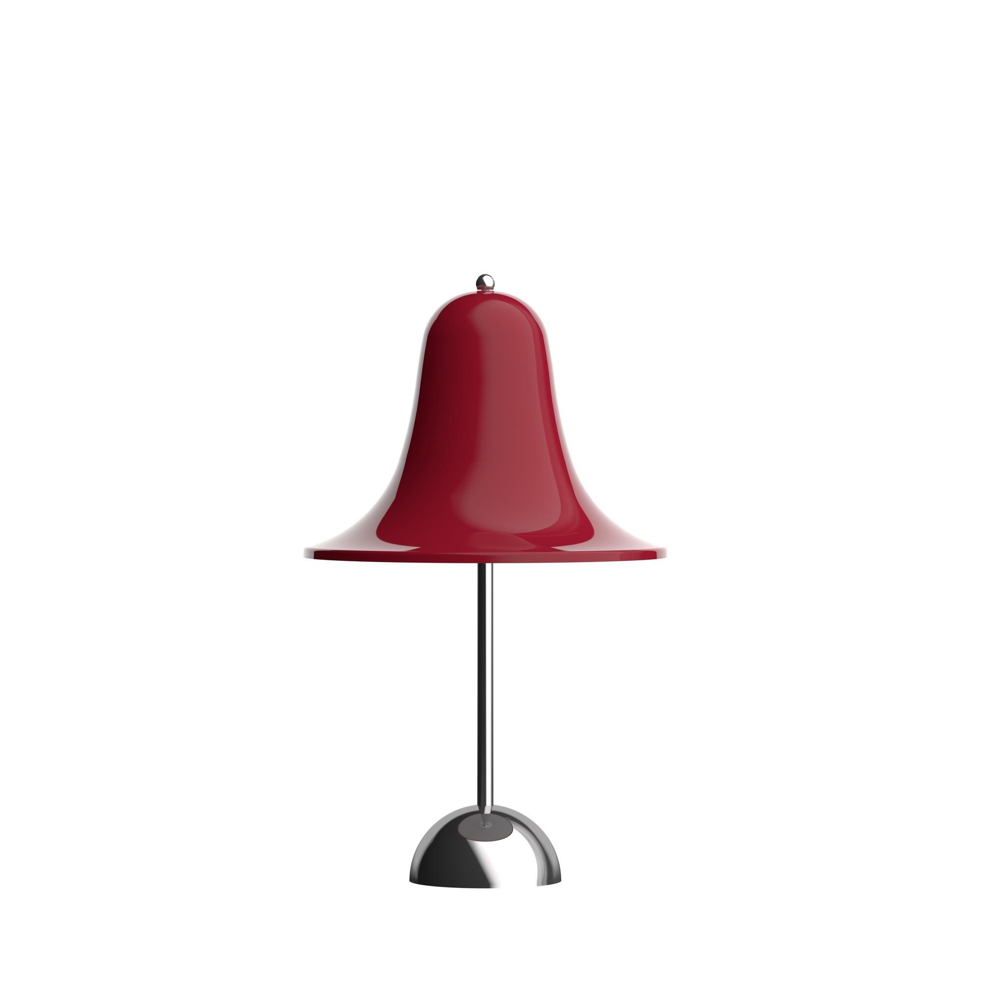 Lámpara portátil Verner Panton Pantop color rojo cereza