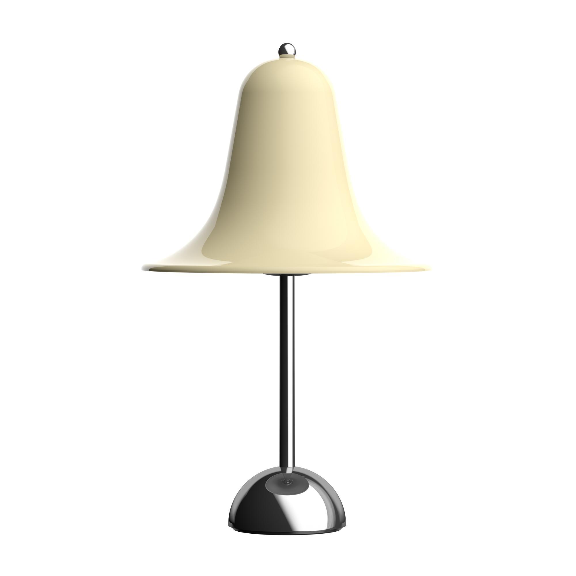Lámpara de mesa Verner Panton Pantop Ø23 Blanco Crema