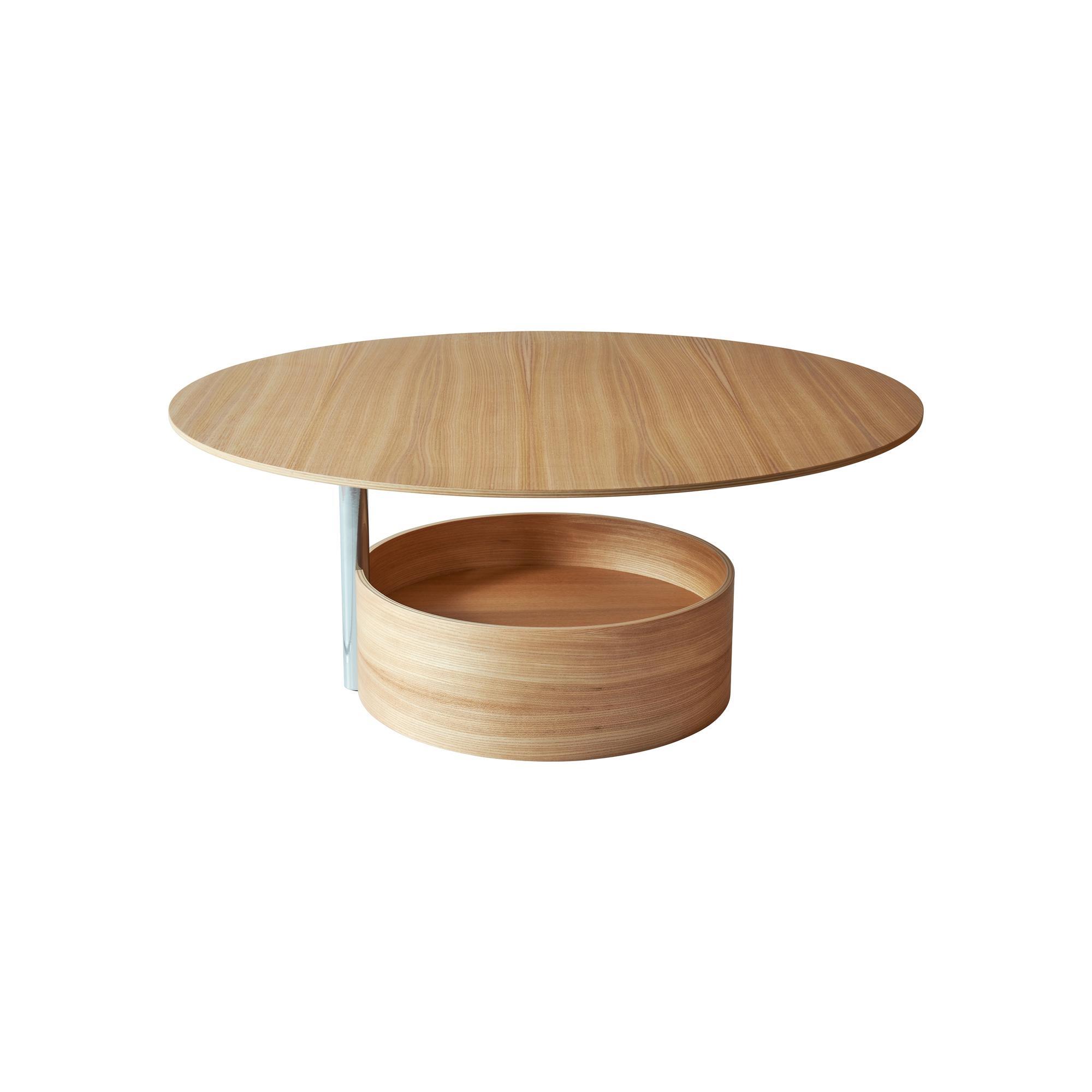 Maze Parasol Coffee Table Large Oak