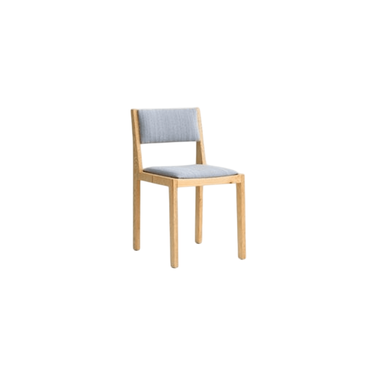 Vaarnii 016 Maasto Silla de Comedor Asiento y Respaldo Tapizados Natural/Cuadrado 0134