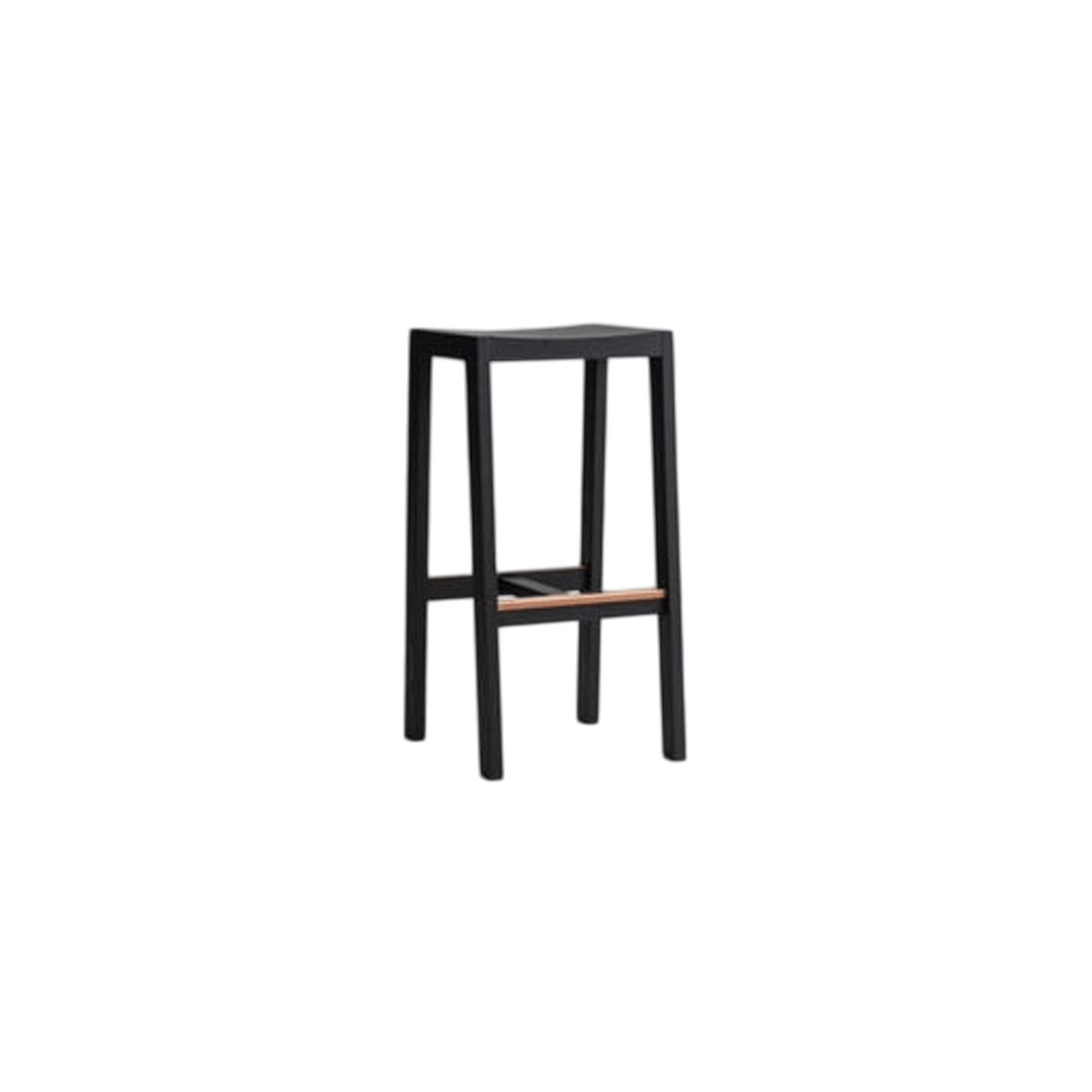 Vaarnii 016 Maasto Tabouret de Bar H75 Noir