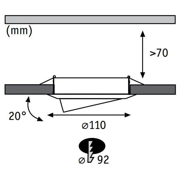 Paulmann Quality Line LED Round 6,5W