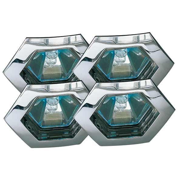 Paulmann 12V Hexa Spot Chrom (4er Pack)
