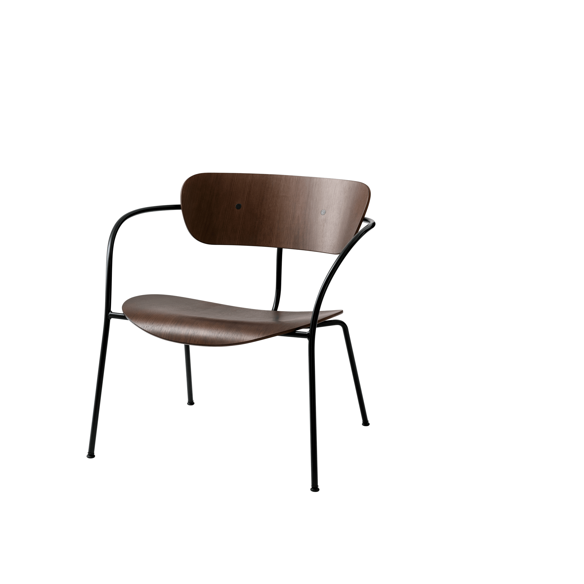 &Tradition Pavilion AV5 Armchair Walnut/ Black