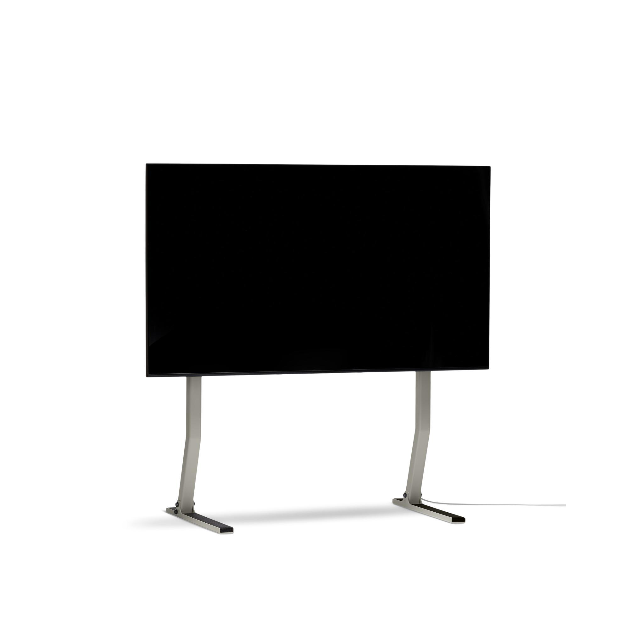 Pedestal Bendy Tall TV Stand Mushroom