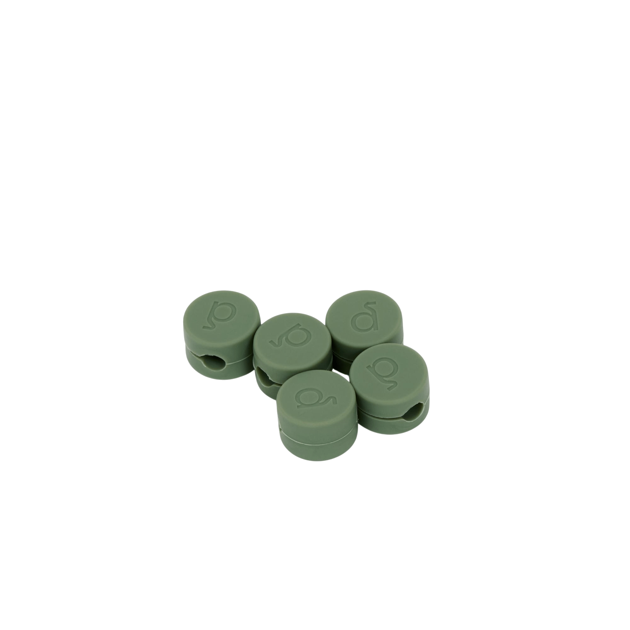 Pedestal Cable Clips Mossy Green