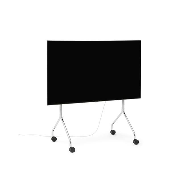 Pedestal Moon Rollin' Meuble TV Chrome