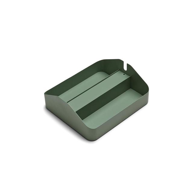 Power Tray Double Mossy Green