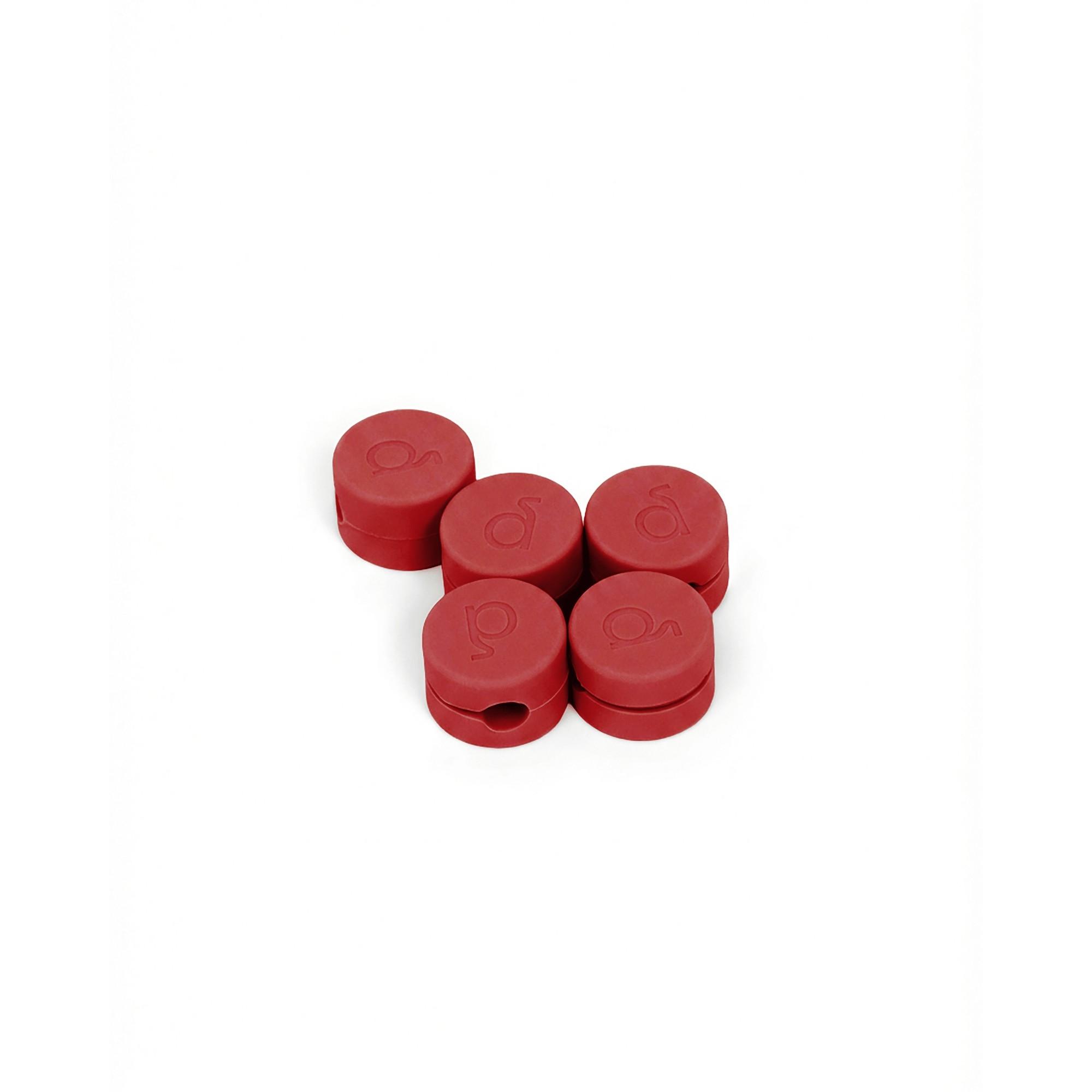 Pedestal Cable Clips Burnin\' Red