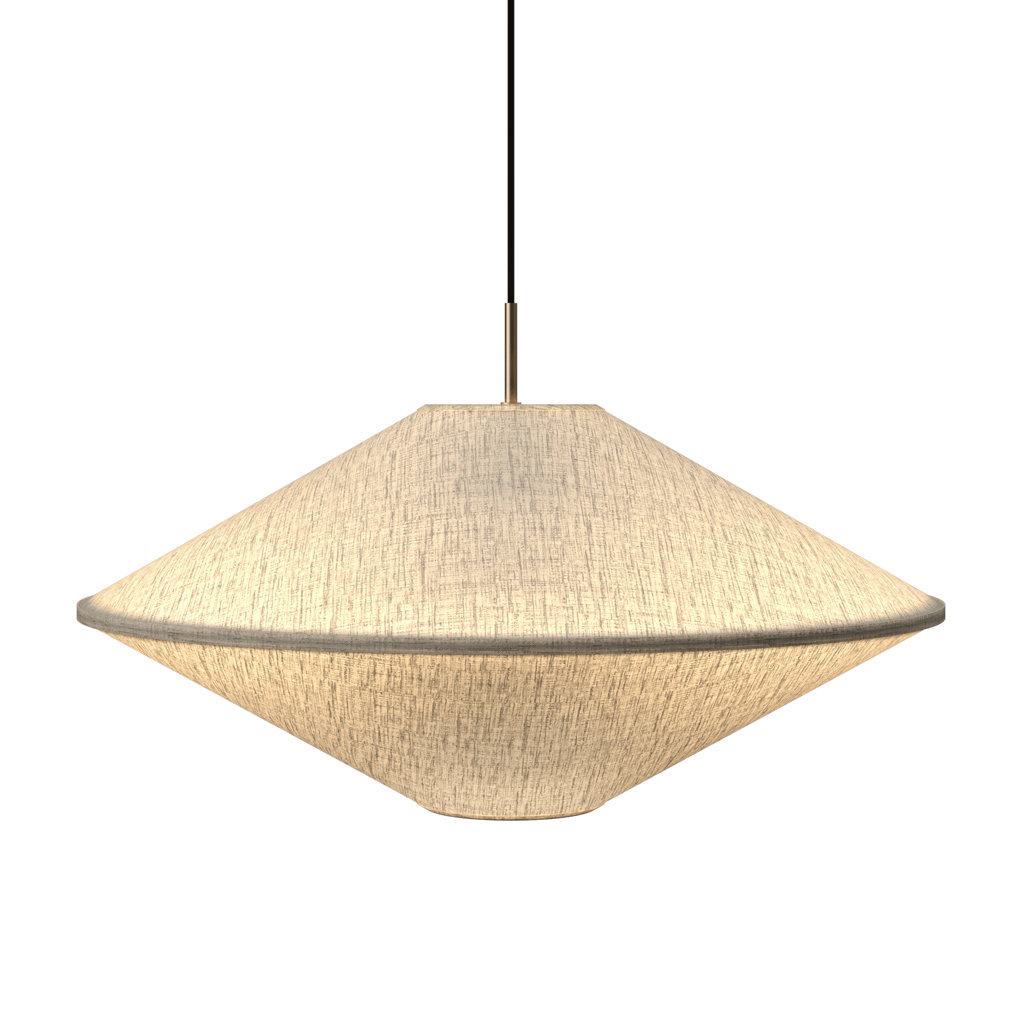 Lampadario Edgeform in Lampadario Ø65 Naturale