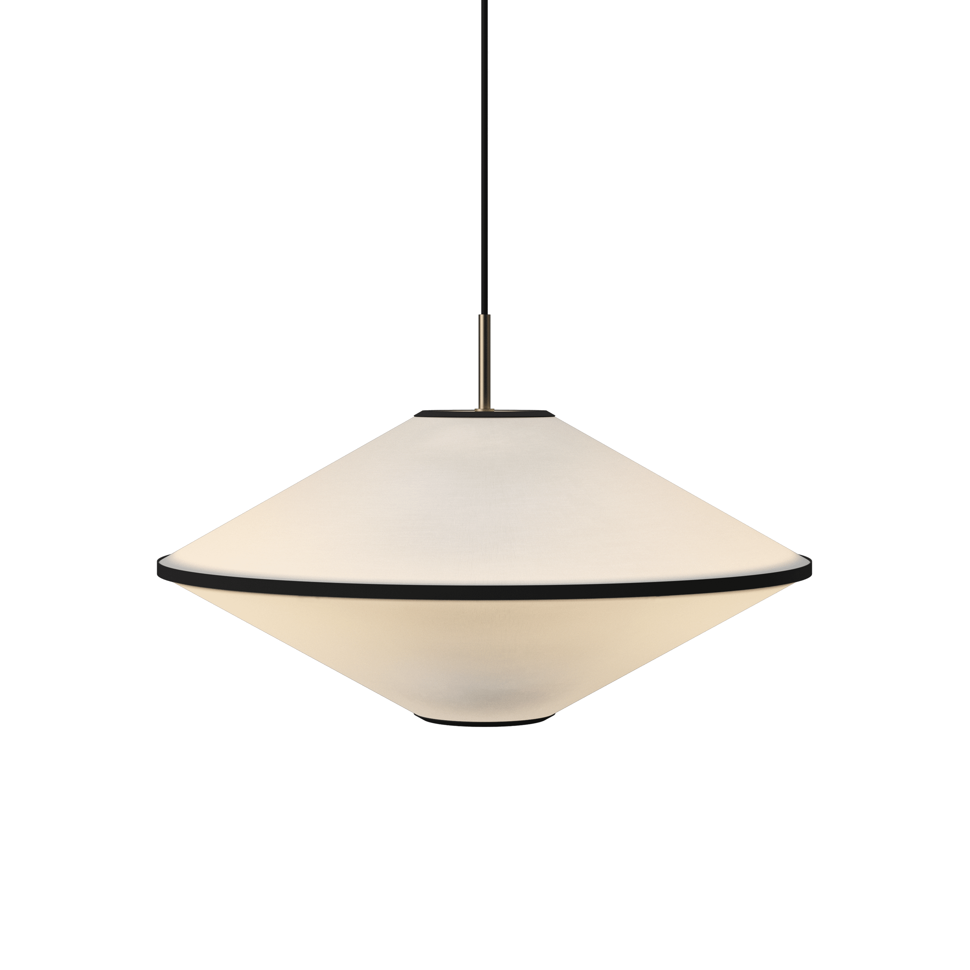 Edgeform Taft Hanglamp Ø52 Zwart/Gebroken Wit