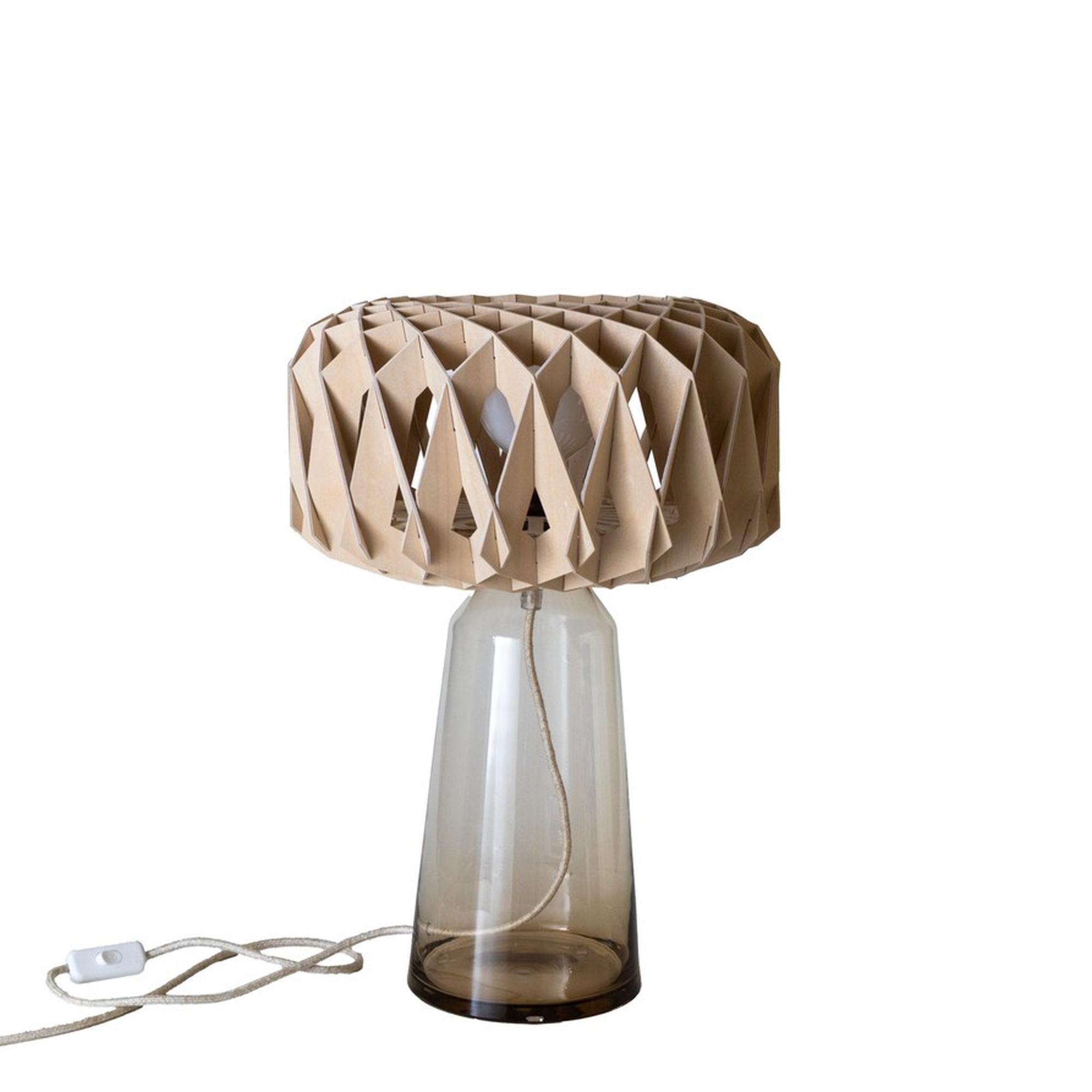 Lámpara de Mesa Pilke Signature 25 Ámbar/ Abedul