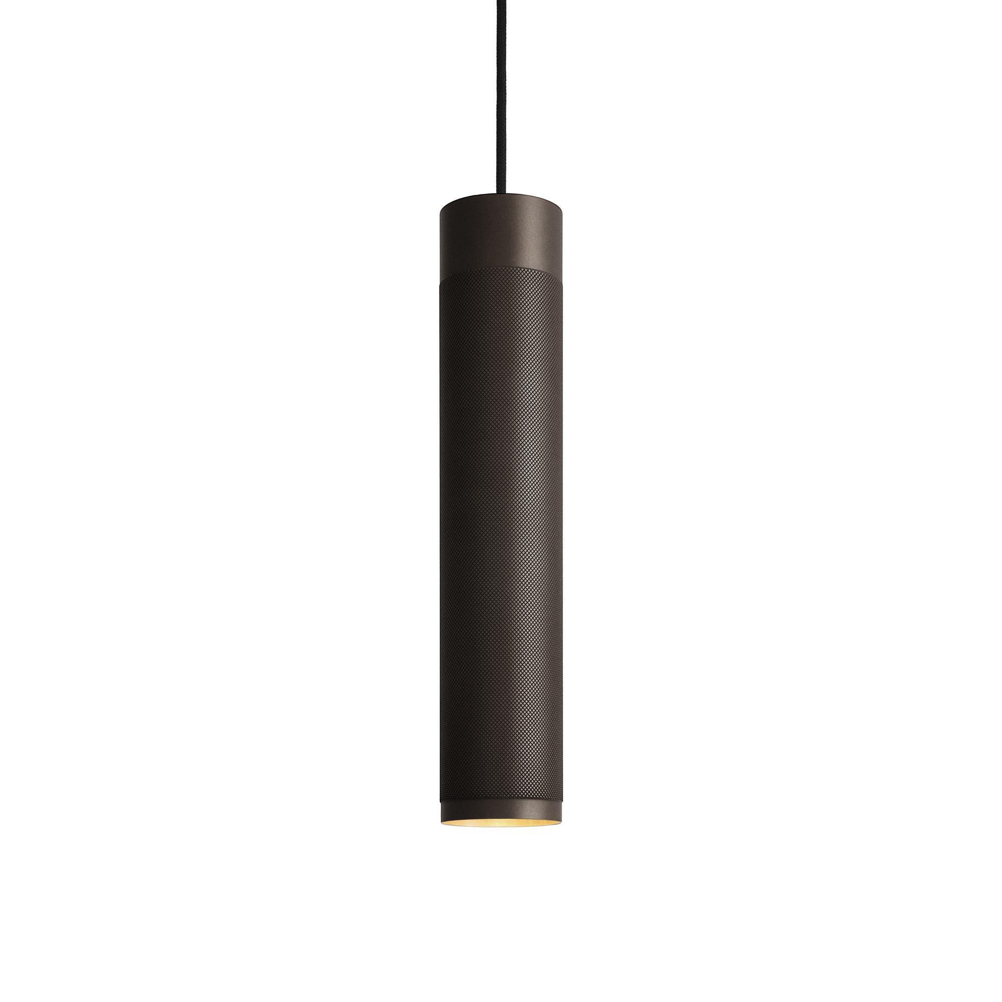 Thorup Copenhagen Cartridge Lampa Wisząca Długi, Oksydowany Mosiężny