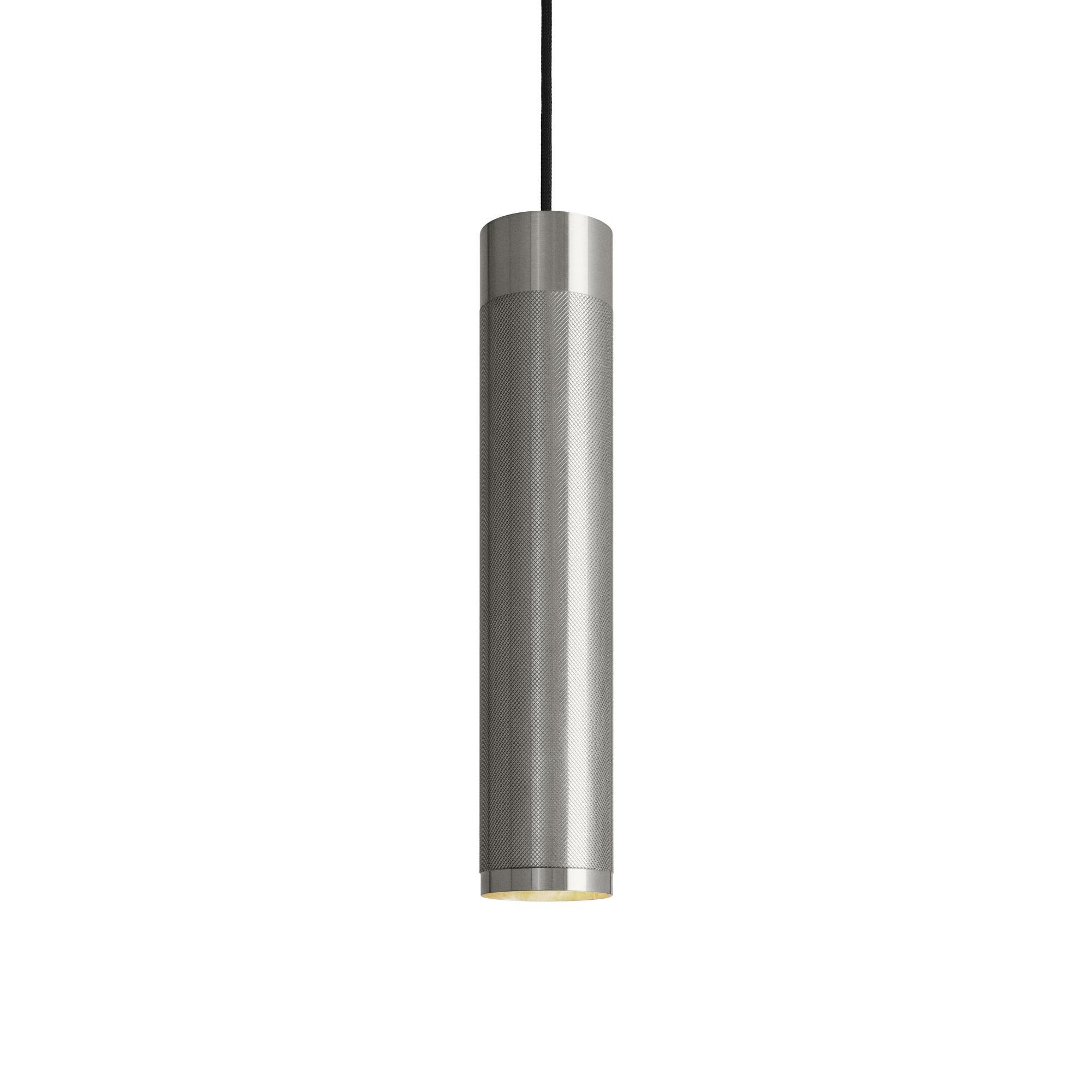 Thorup Copenhagen Cartridge Lampa Wisząca Długi, Niklowany Mosiężny