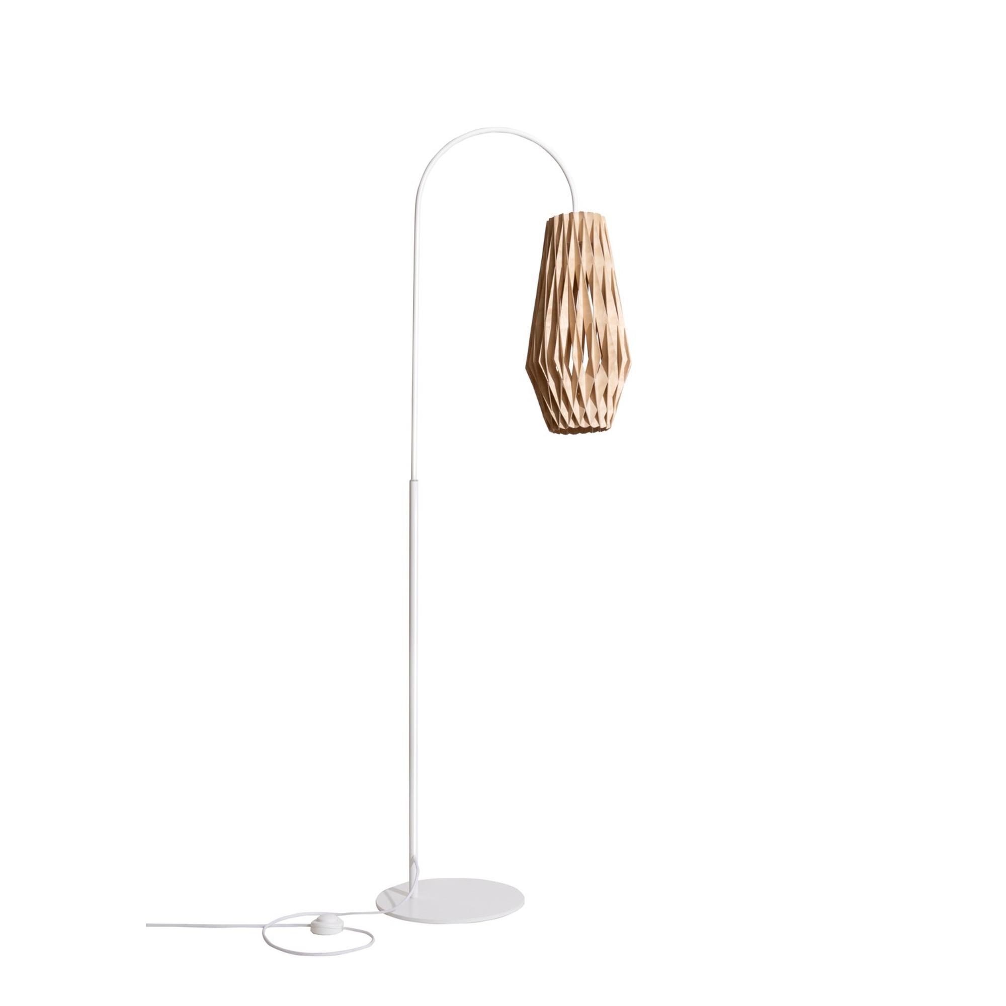Pilke Signature 20/42 Floor Lamp White/ Birch