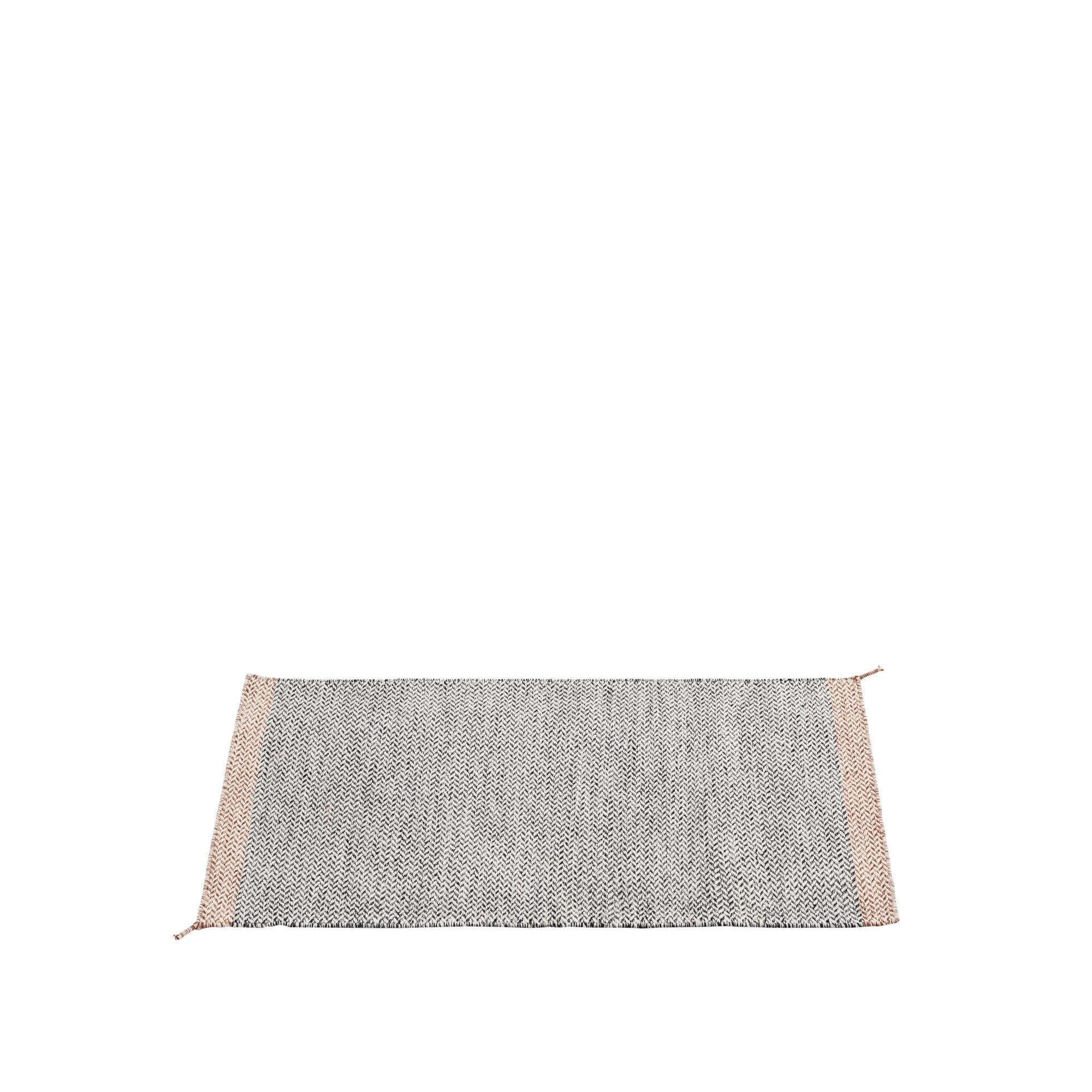 Tappeto Muuto Ply Nero/ Bianco 140 X 85 cm