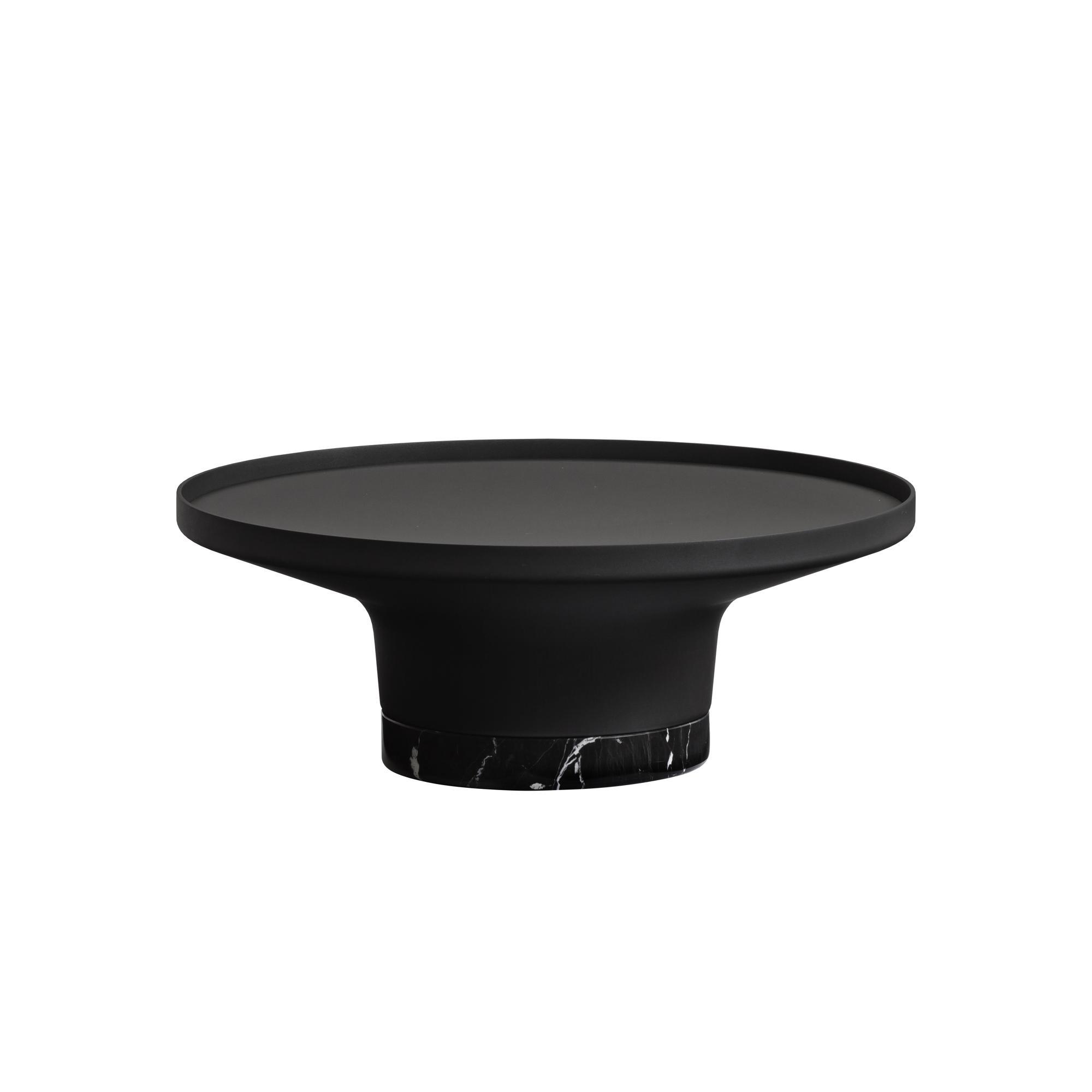 Wendelbo Poller Coffee Table Ø80 Black/ Black Marble