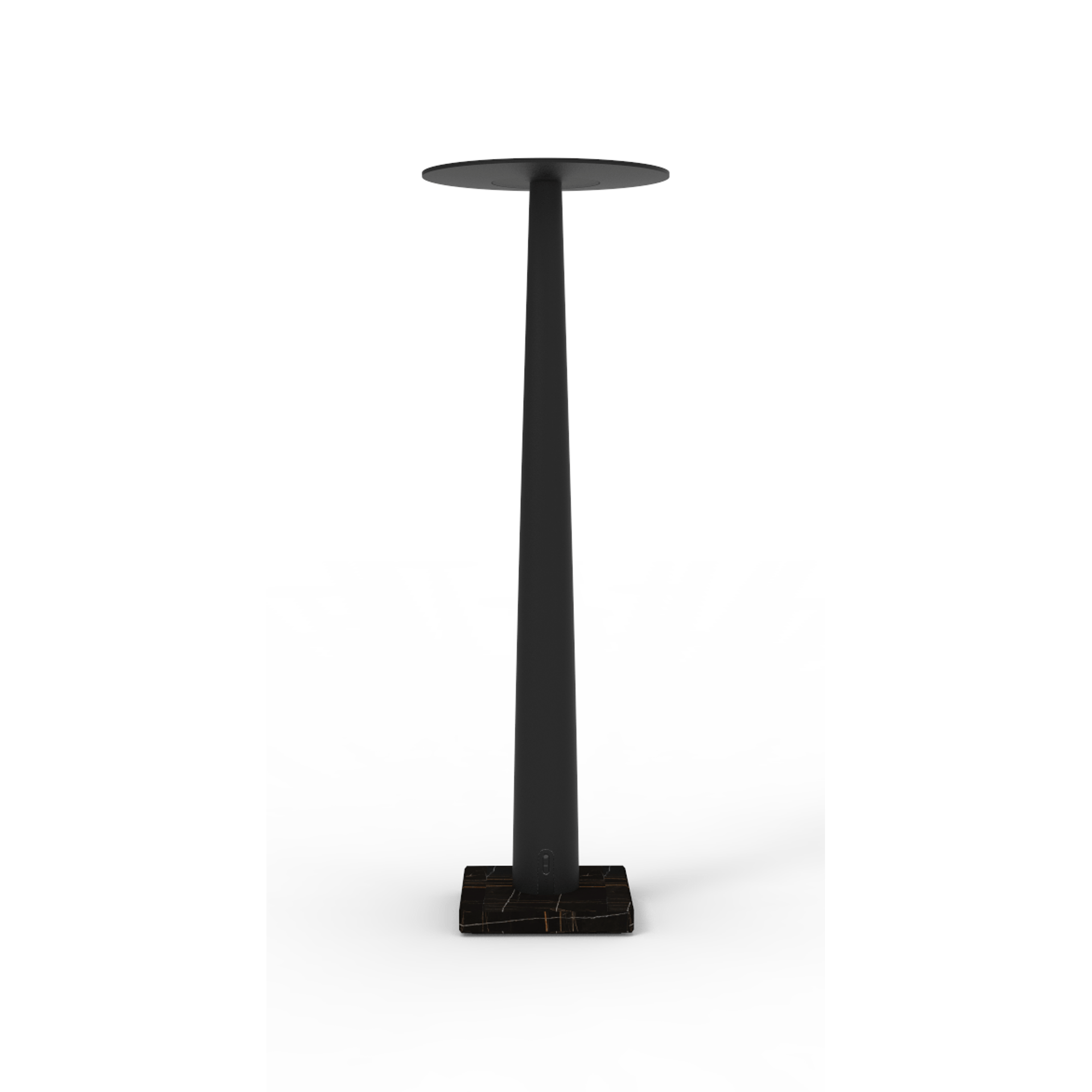 Nemo Portofino Table Lamp Matt Black/ Black Marquinia Marble