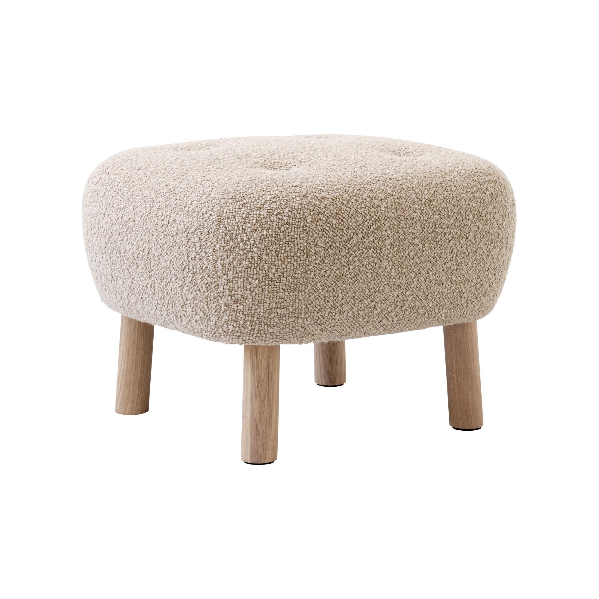 &Tradition Little Petra ATD1 Pouf Karakorum 003/ Eiche Weiß Geölt