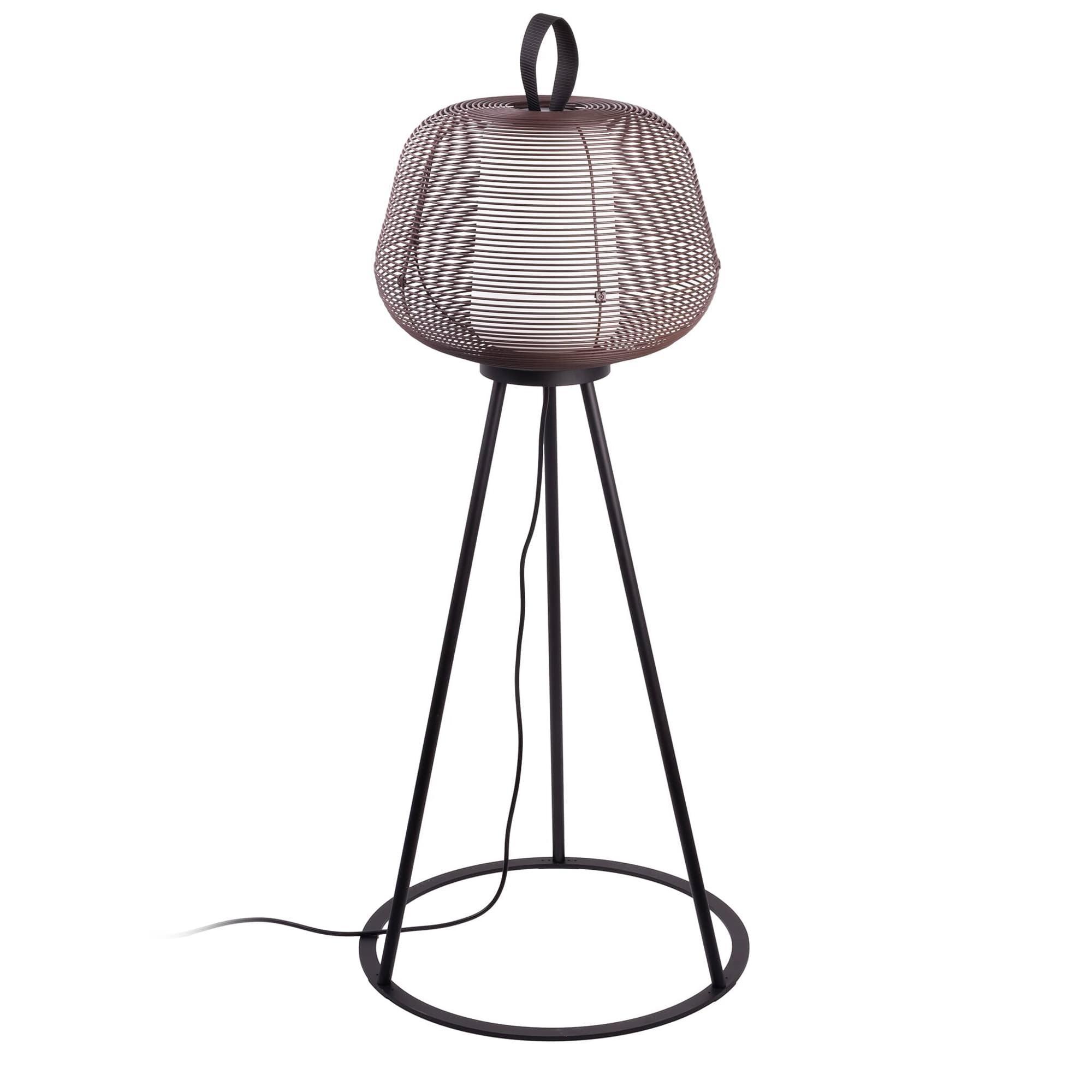 Faro NARA Golvlampa Rostbrun/ Opalvit