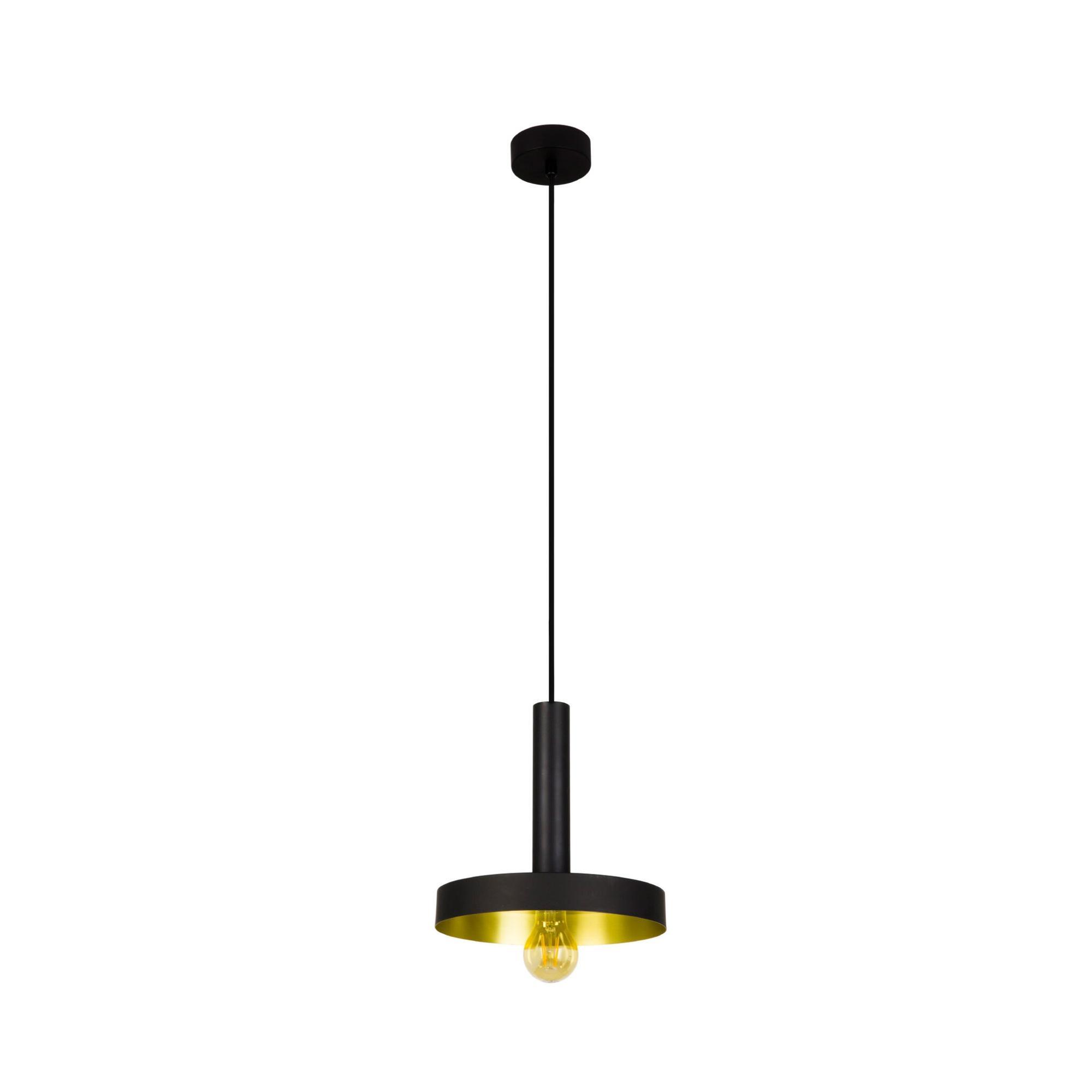 Faro WHIZ Hanglamp Zwart/ Satijn Goud