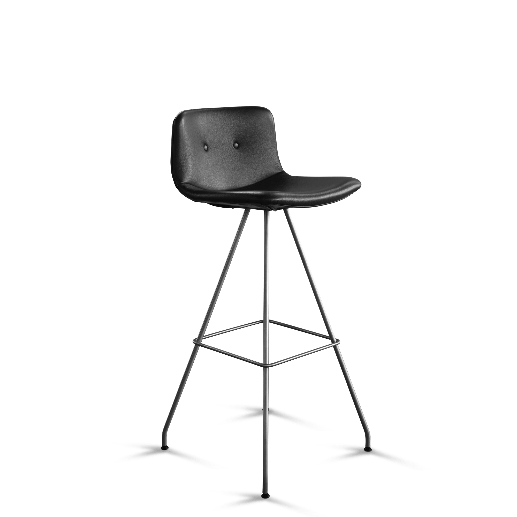 Bent Hansen Primum Bar Stool High Stainless Steel/ Black