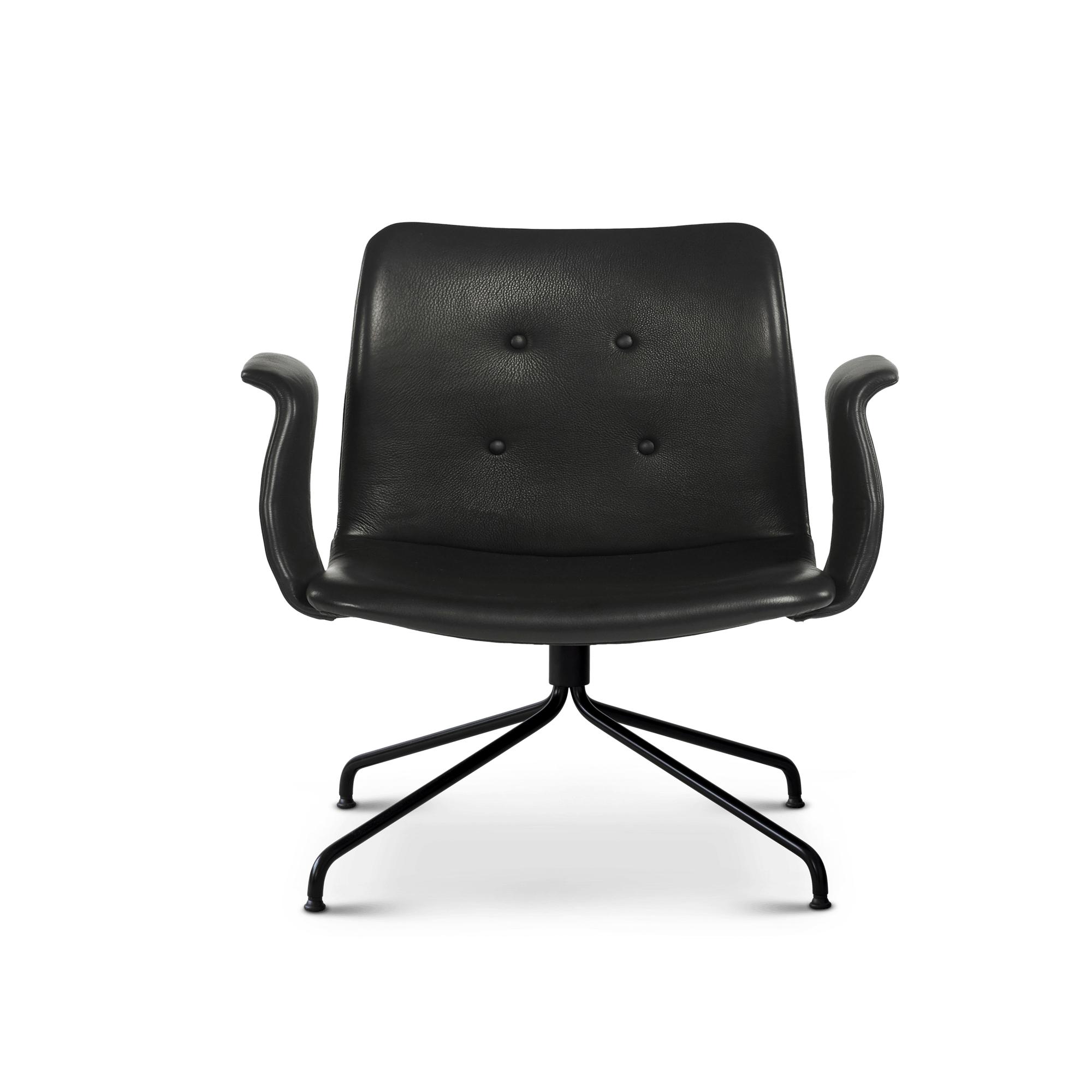 Bent Hansen Primum Lounge Chair w. Armrests Black/ Black